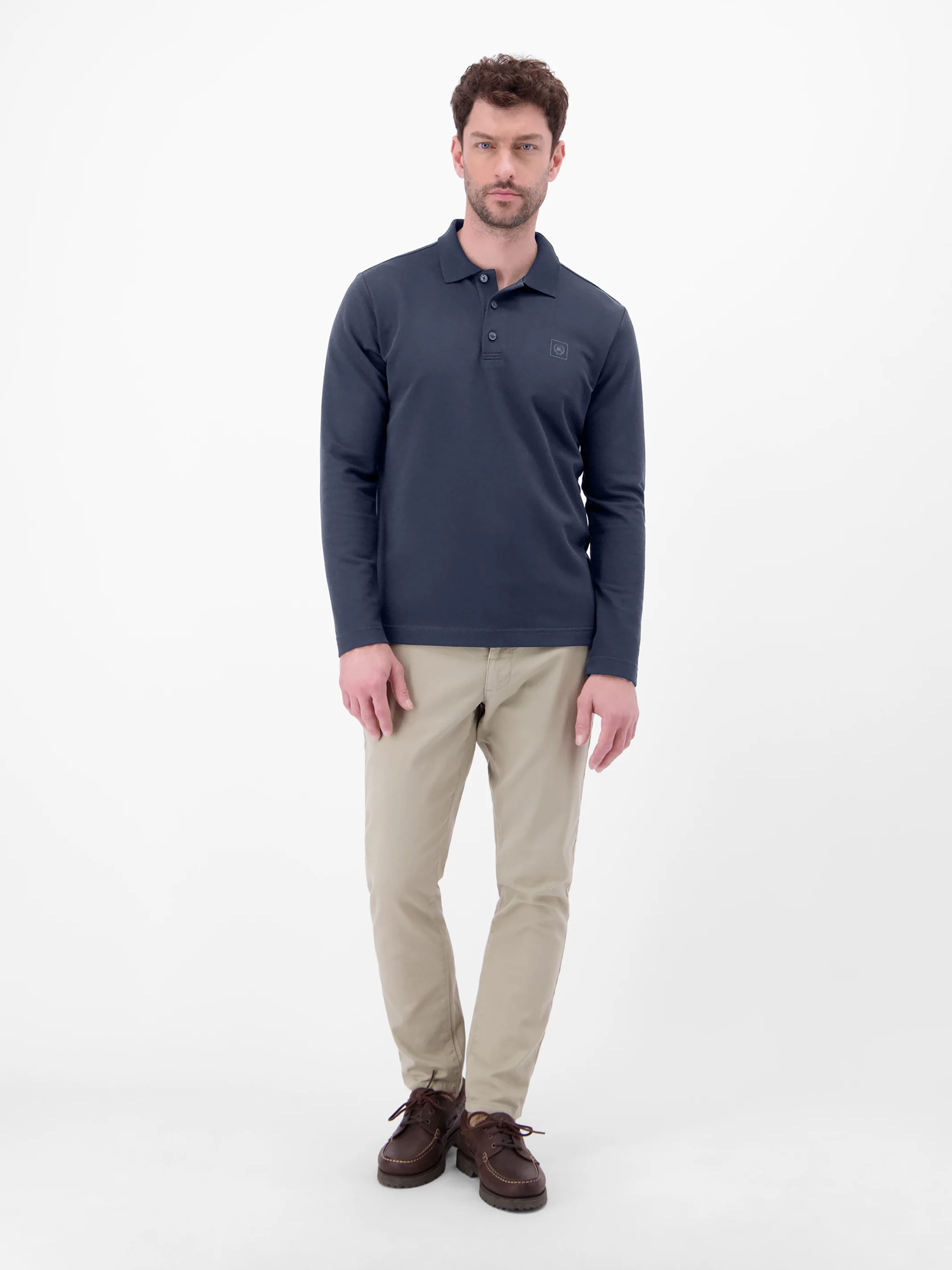 Langarm-Poloshirt, sportiv und modisch - Image 12