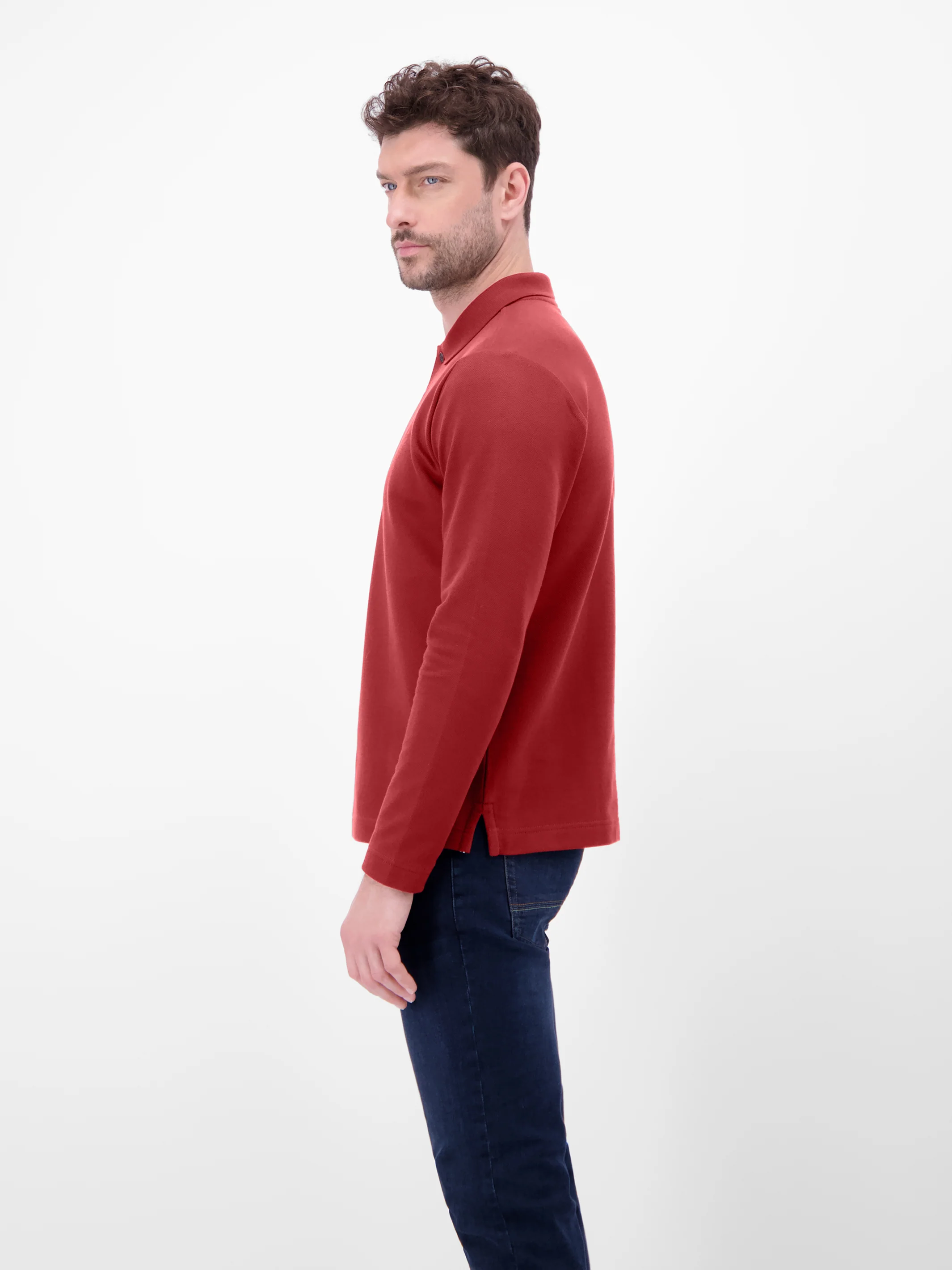 Langarm-Poloshirt, sportiv und modisch - Image 3