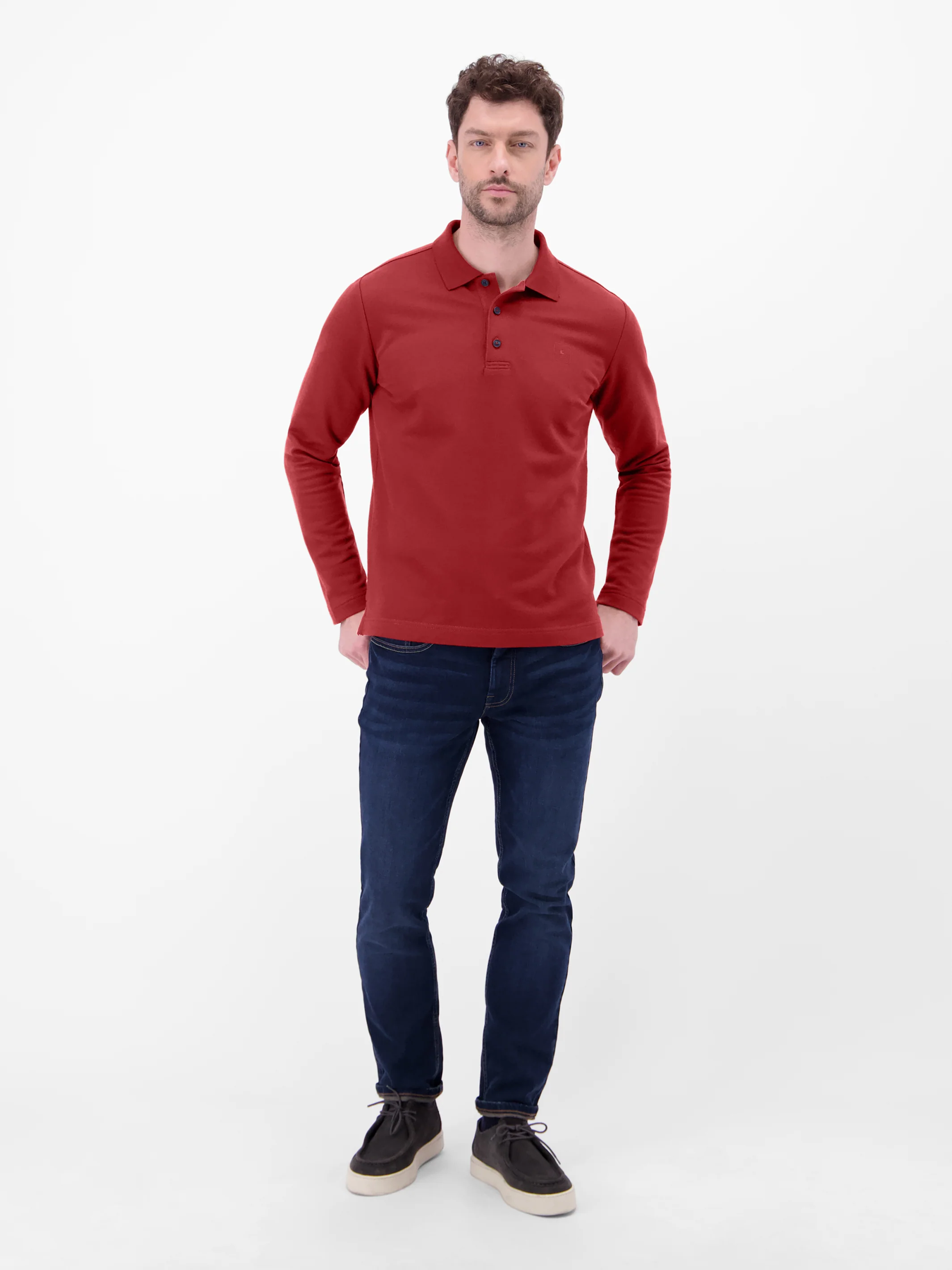 Langarm-Poloshirt, sportiv und modisch - Image 4