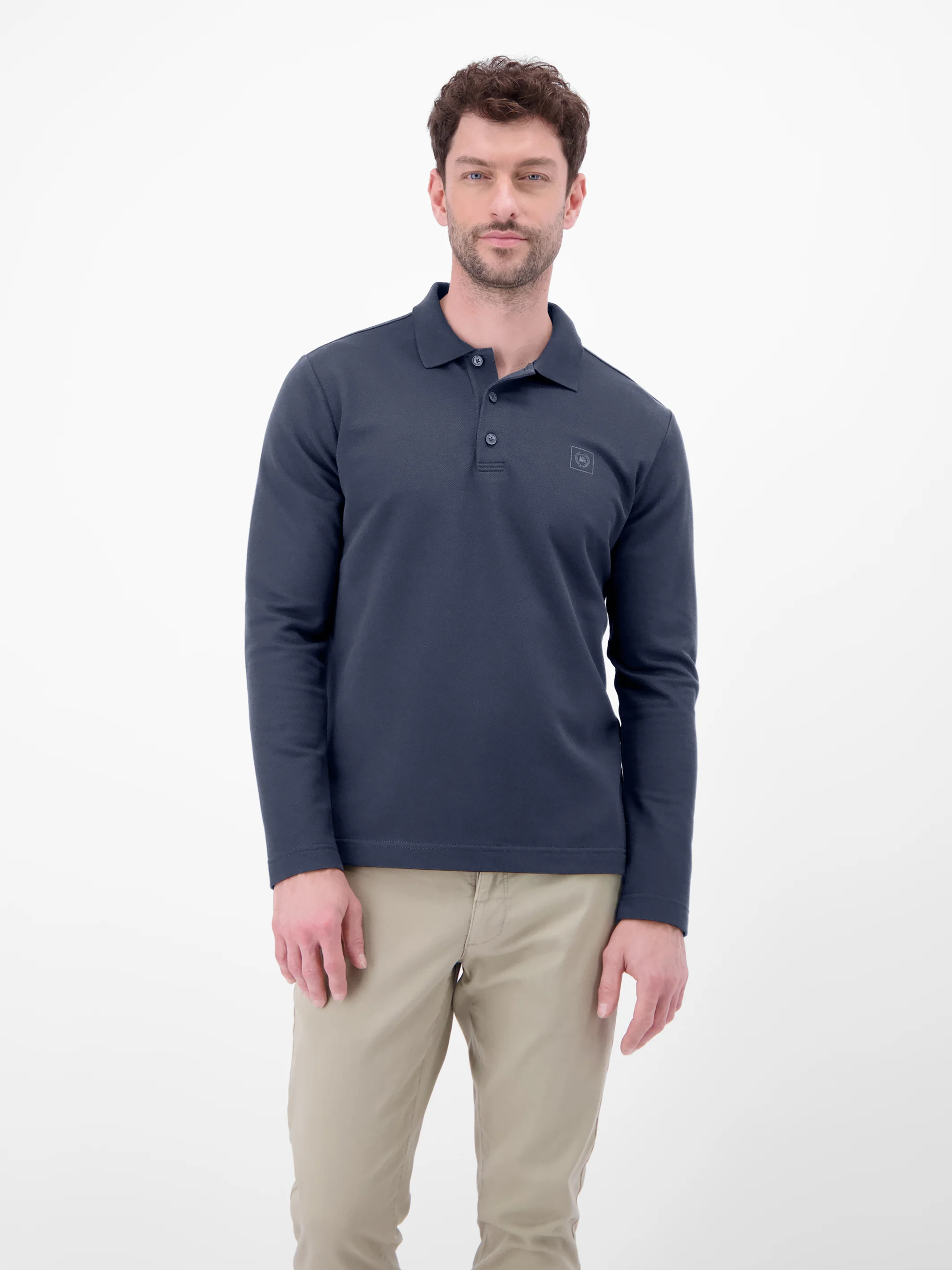 Langarm-Poloshirt, sportiv und modisch - Image 8