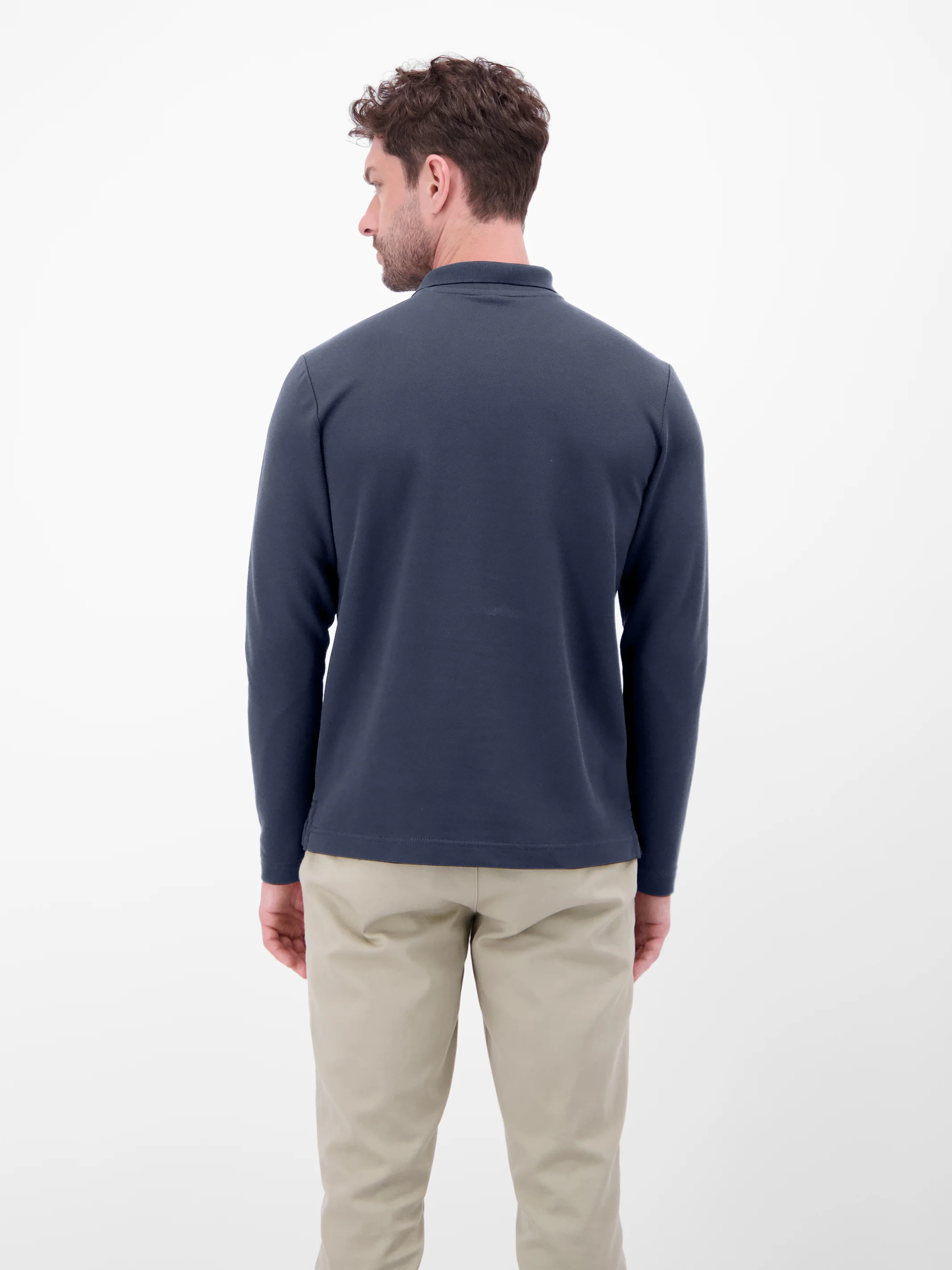 Langarm-Poloshirt, sportiv und modisch - Image 9