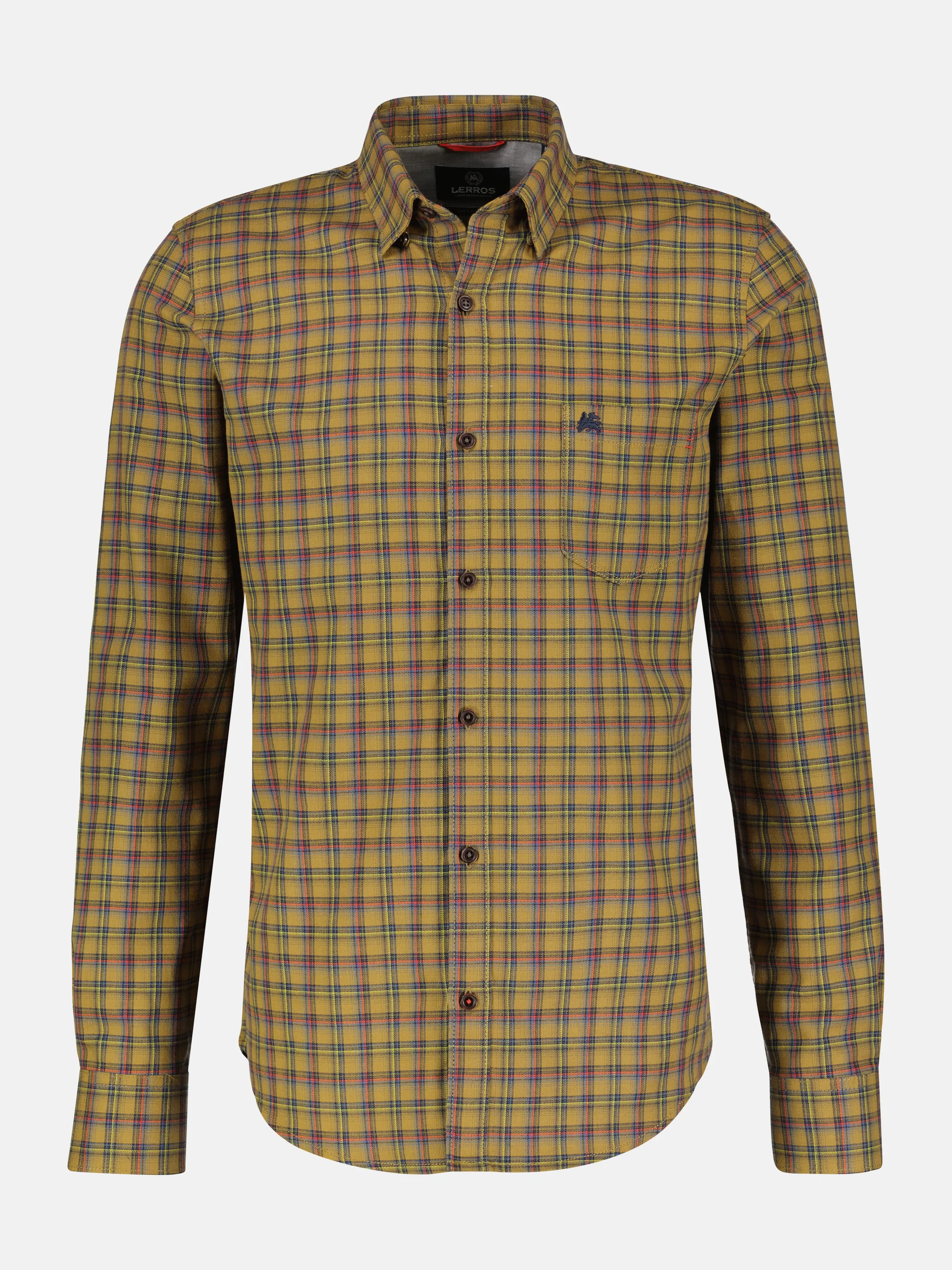 Langarmhemd , kariert, verdeckter Button-down-Kragen - Image 12