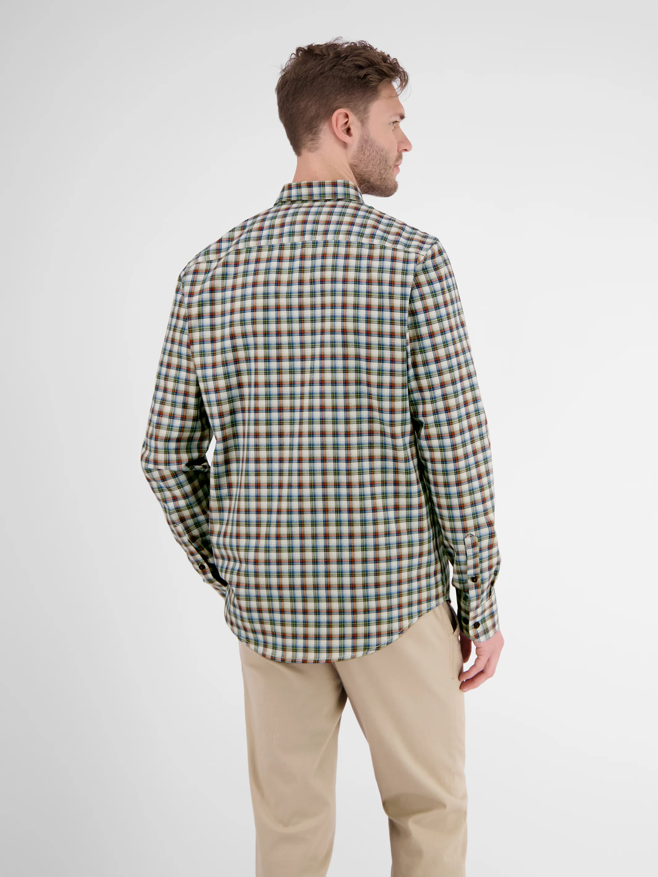 Langarmhemd , kariert, verdeckter Button-down-Kragen - Image 15