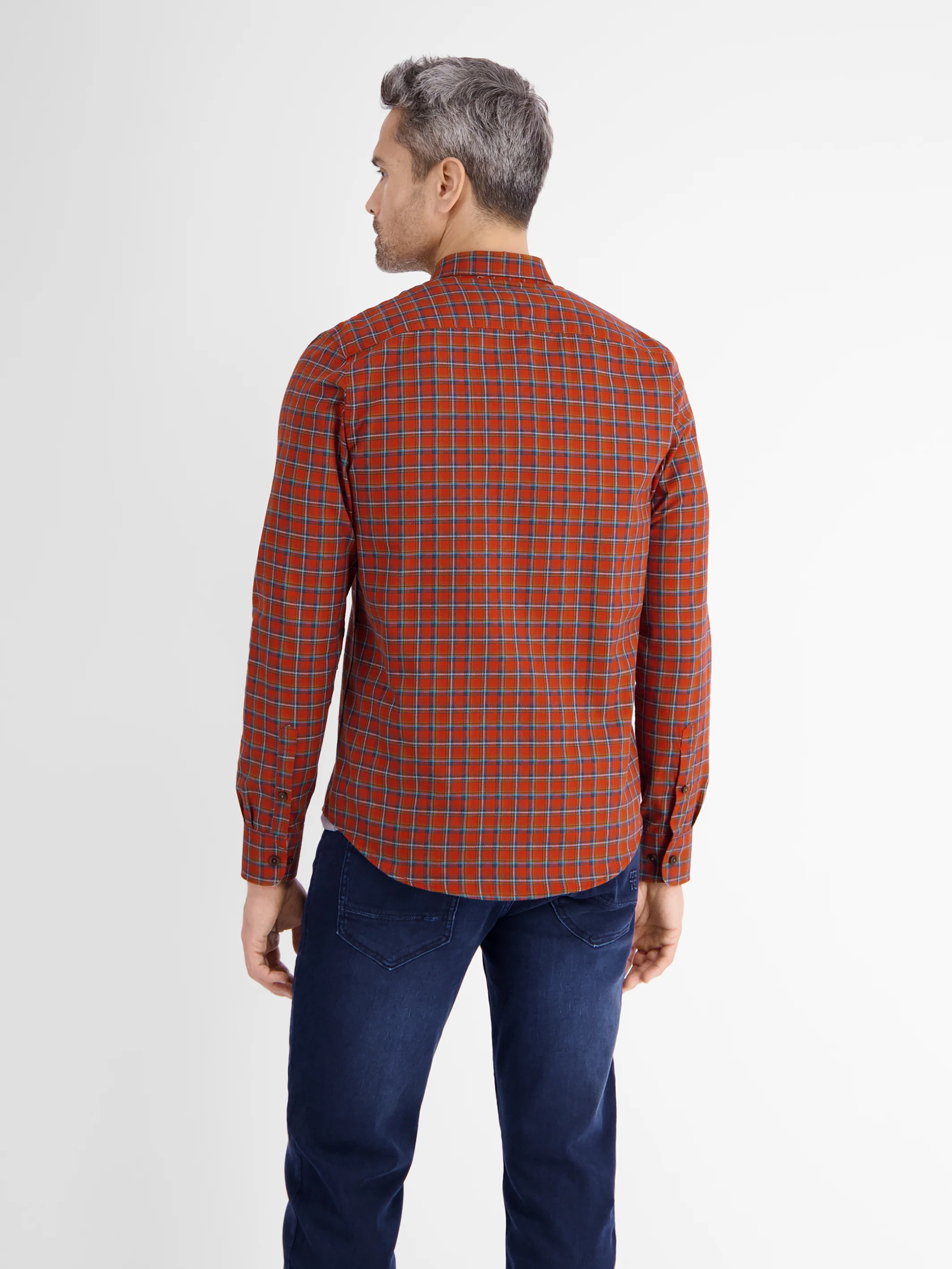 Langarmhemd , kariert, verdeckter Button-down-Kragen - Image 22