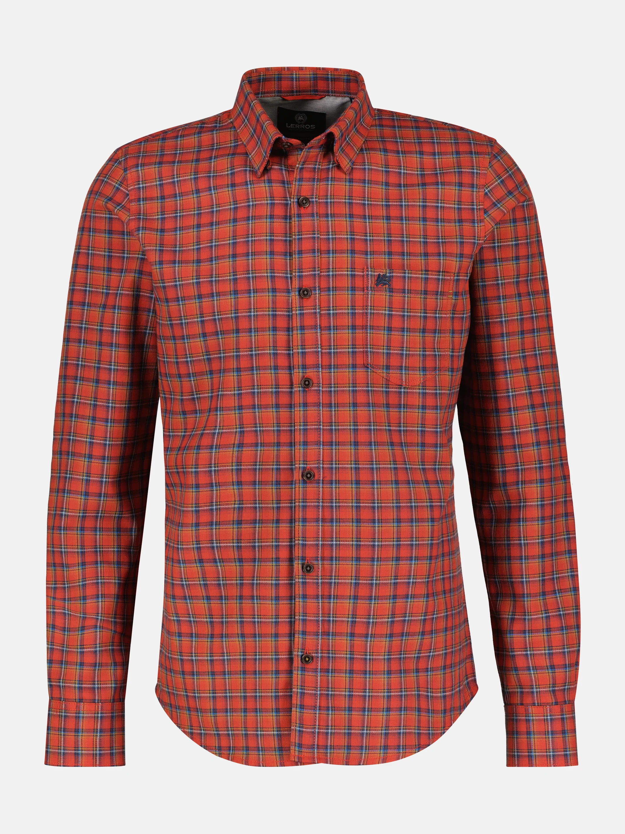 Langarmhemd , kariert, verdeckter Button-down-Kragen - Image 25