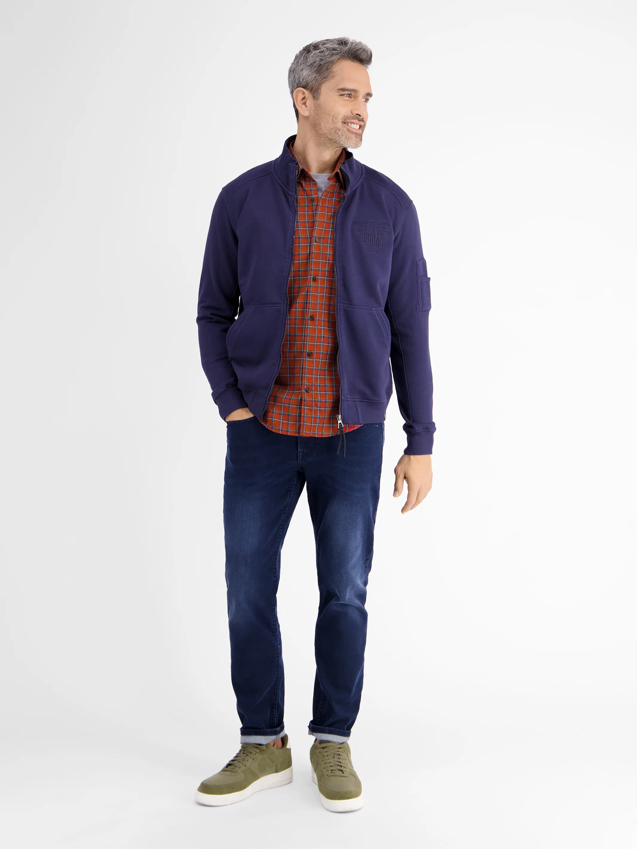 Langarmhemd , kariert, verdeckter Button-down-Kragen - Image 7