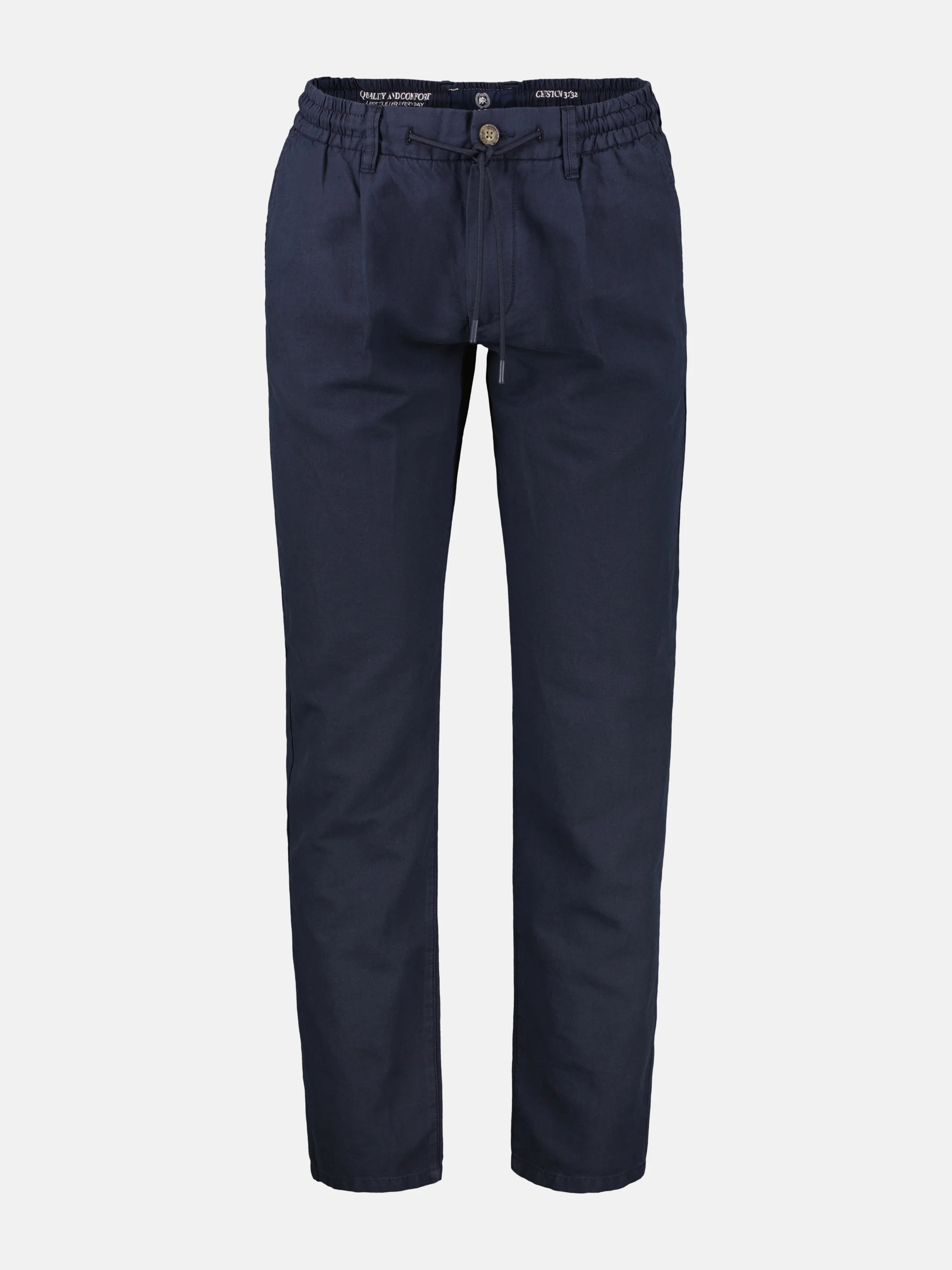 Leichte Chino mit Gürtelschlaufen, Baumwollmix - Image 7
