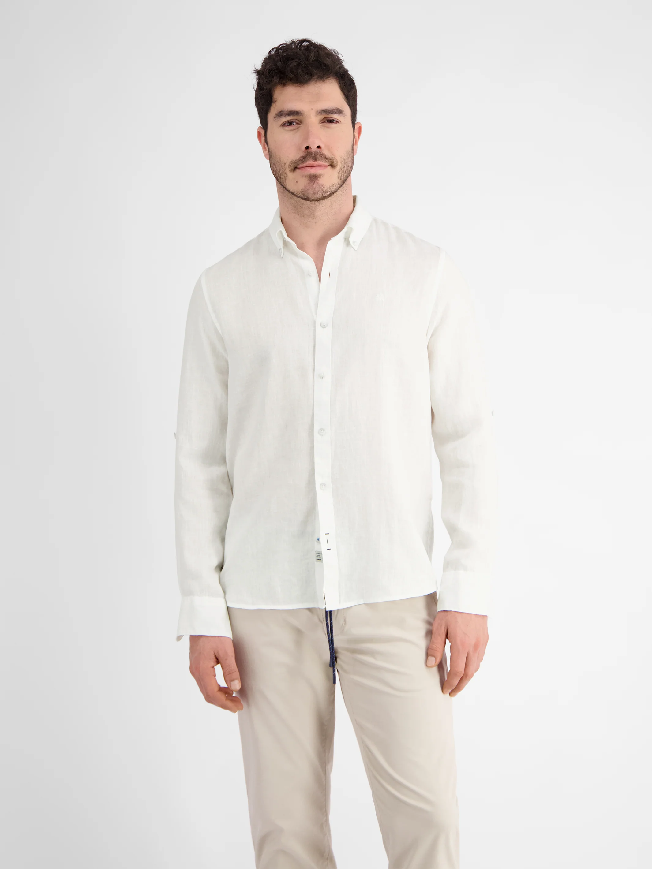 Lässiges Herren Leinenhemd, Langarm - Image 21