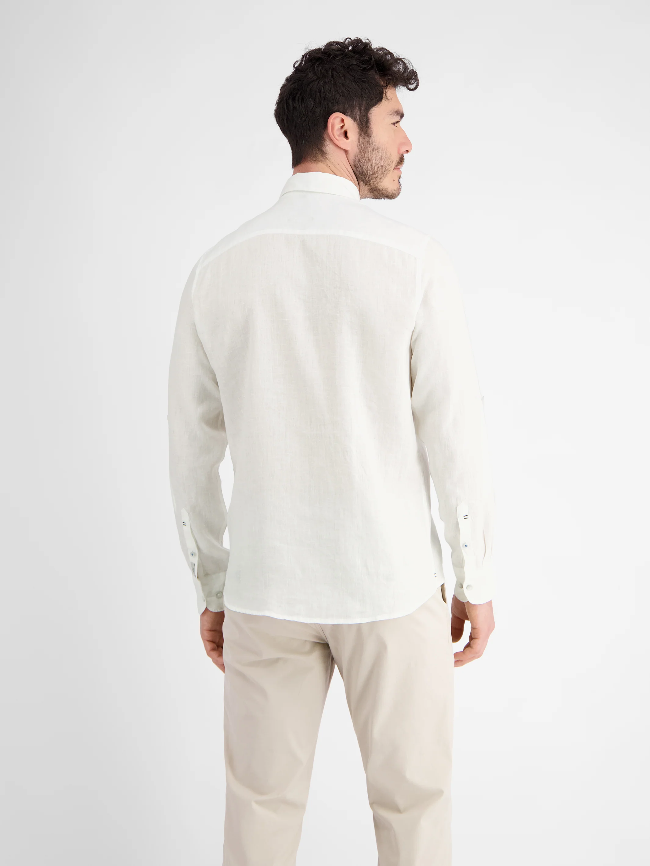 Lässiges Herren Leinenhemd, Langarm - Image 22