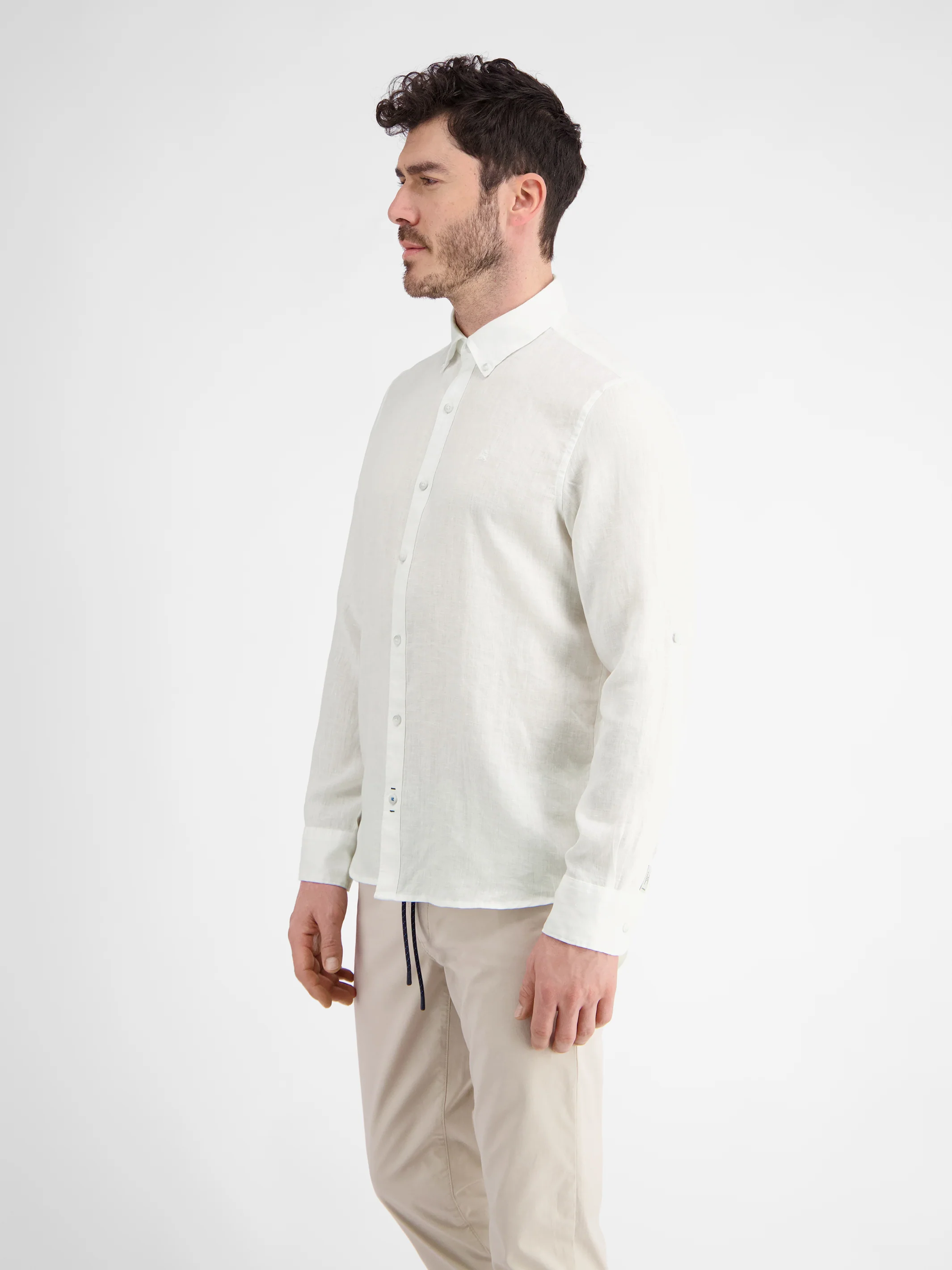 Lässiges Herren Leinenhemd, Langarm - Image 23