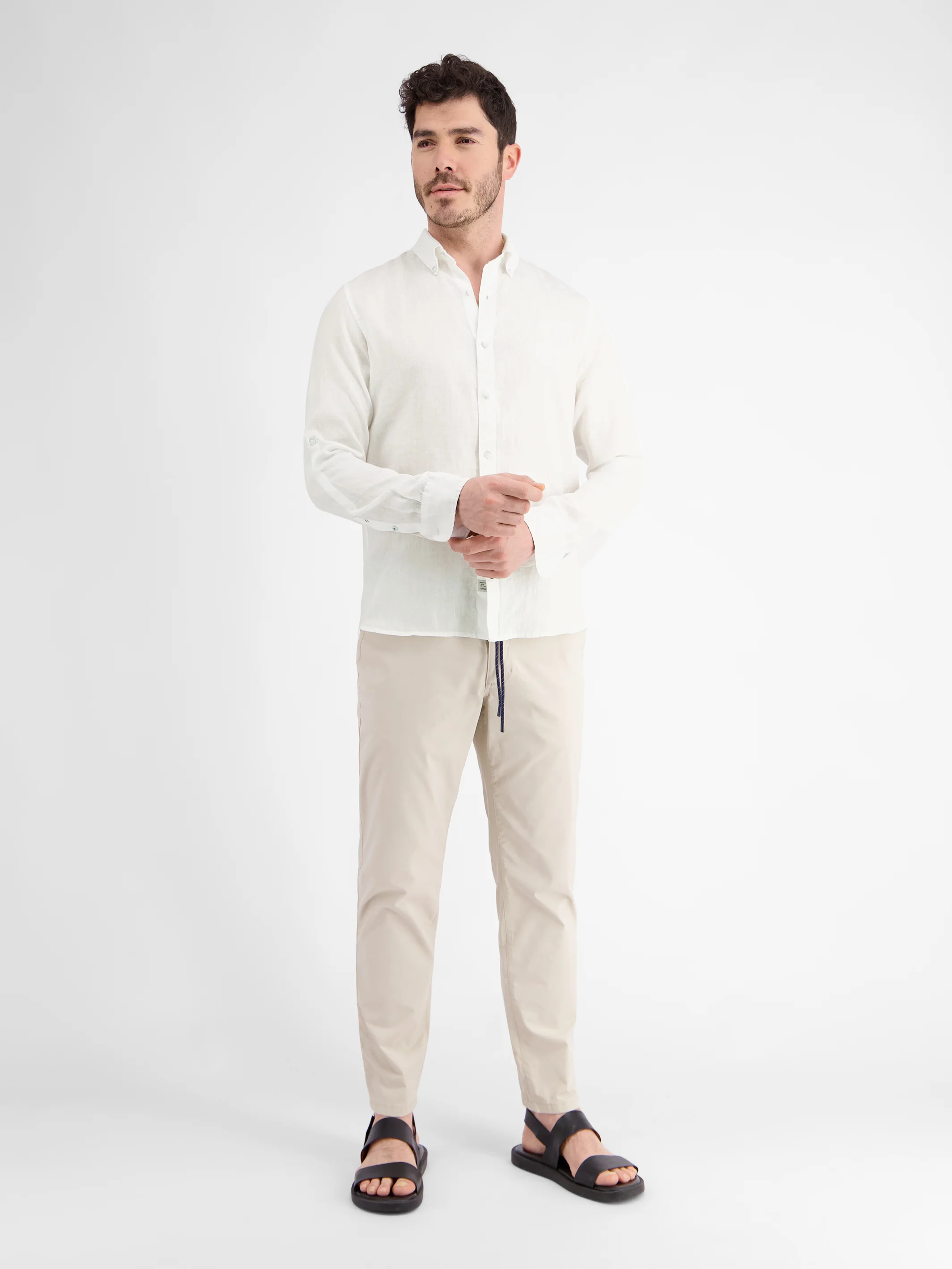 Lässiges Herren Leinenhemd, Langarm - Image 25