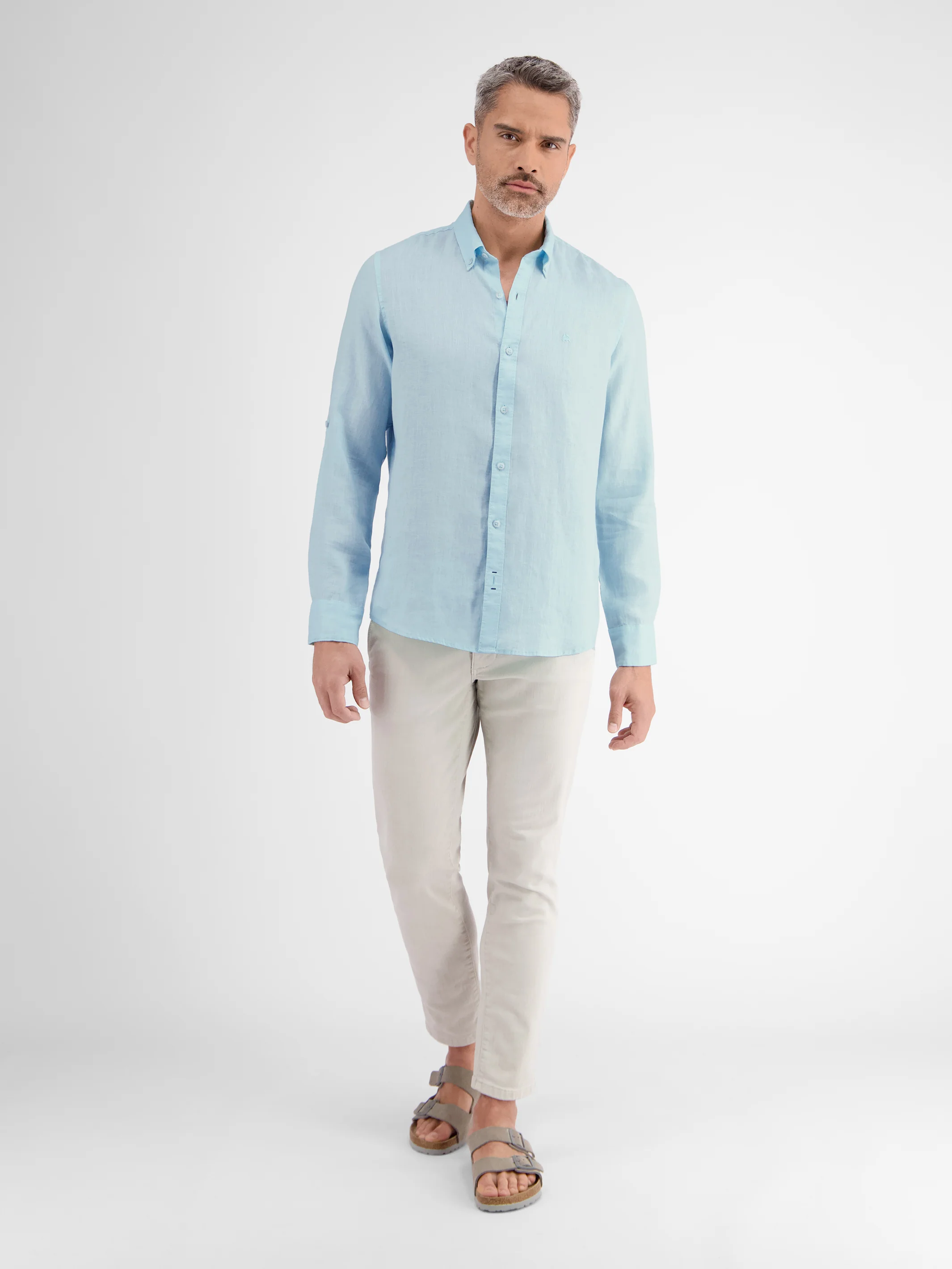 Lässiges Herren Leinenhemd, Langarm - Image 31