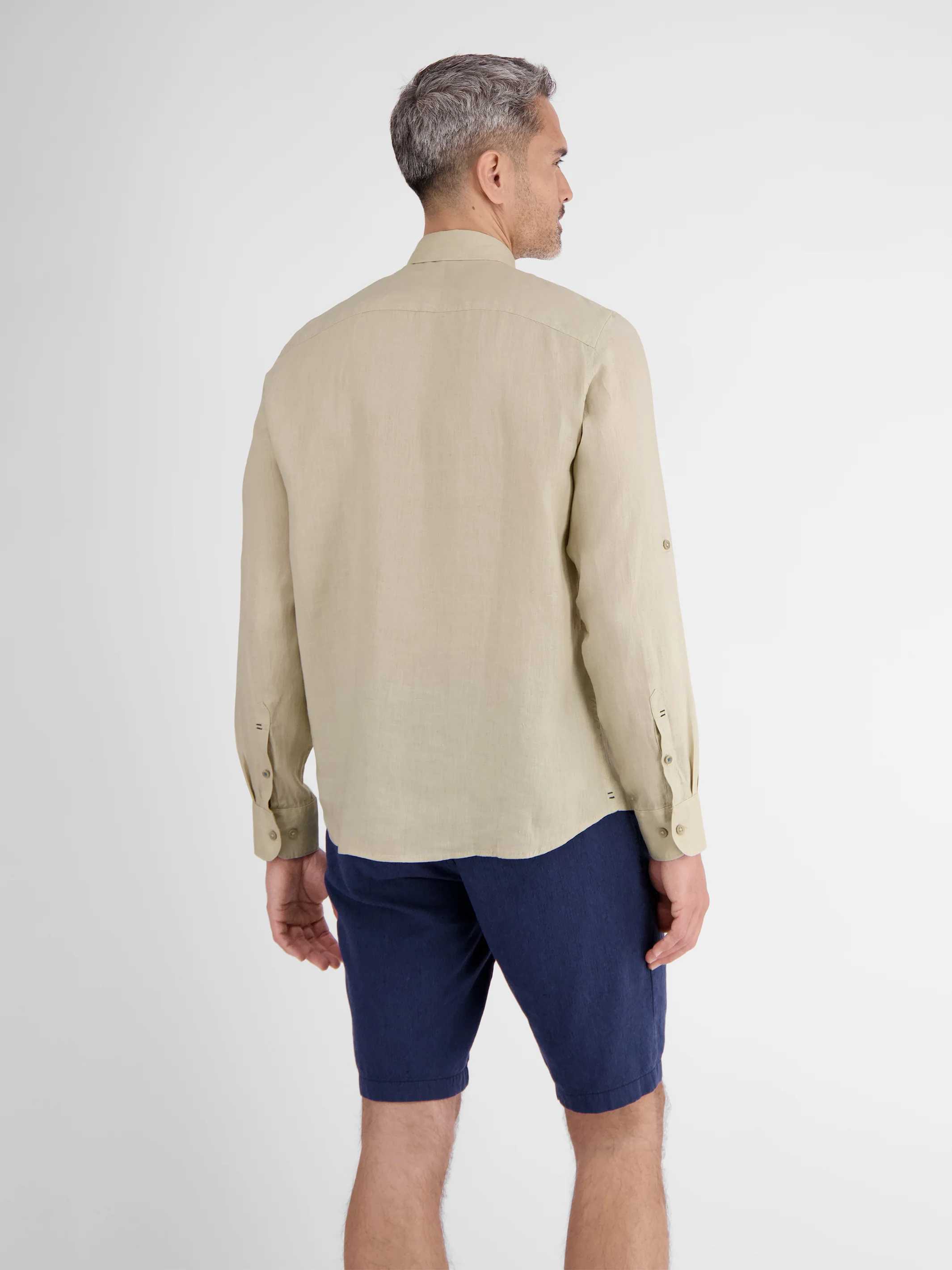 Lässiges Herren Leinenhemd, Langarm - Image 8