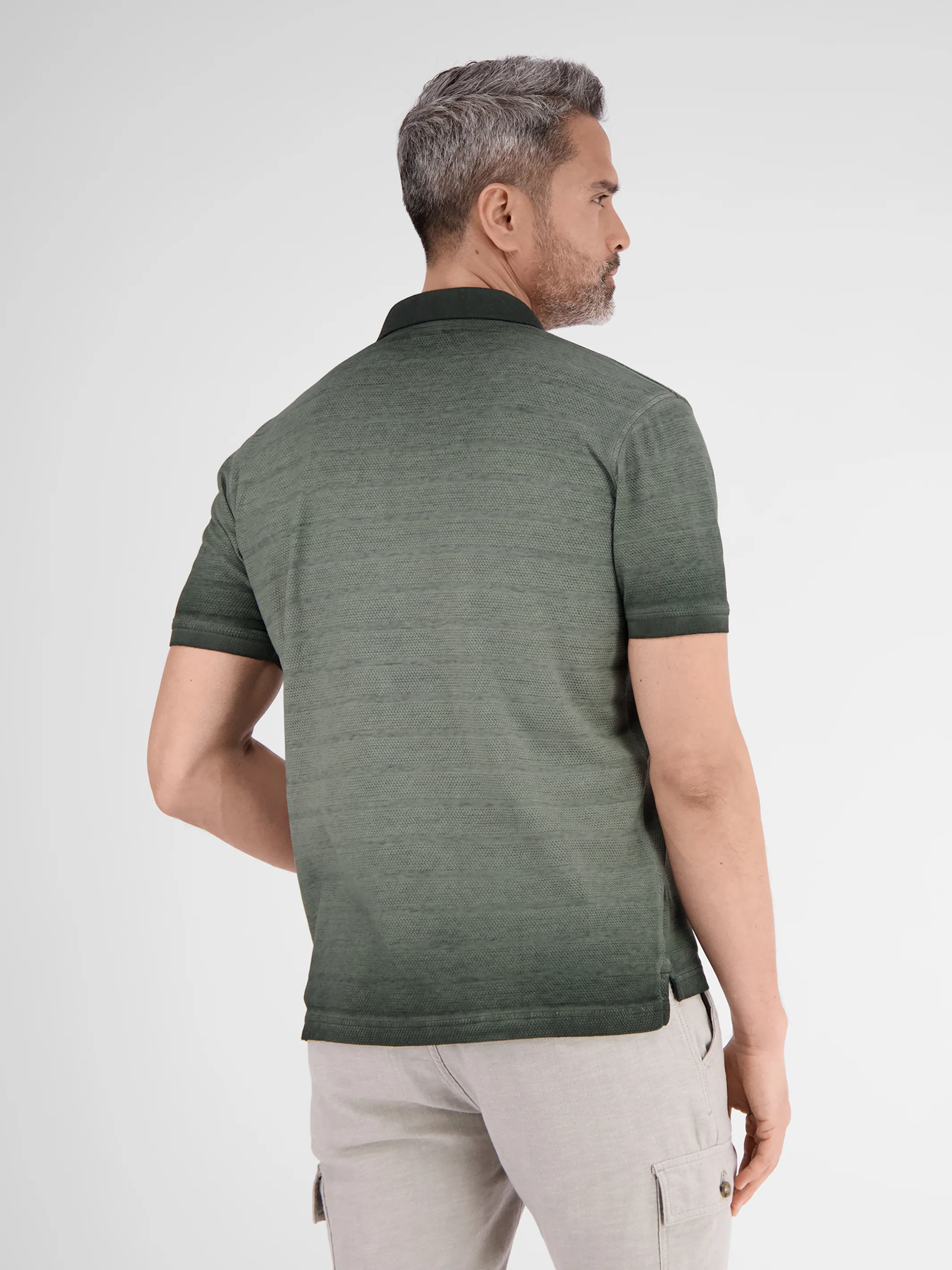 Poloshirt, gestreift in Strukturqualität - Image 14