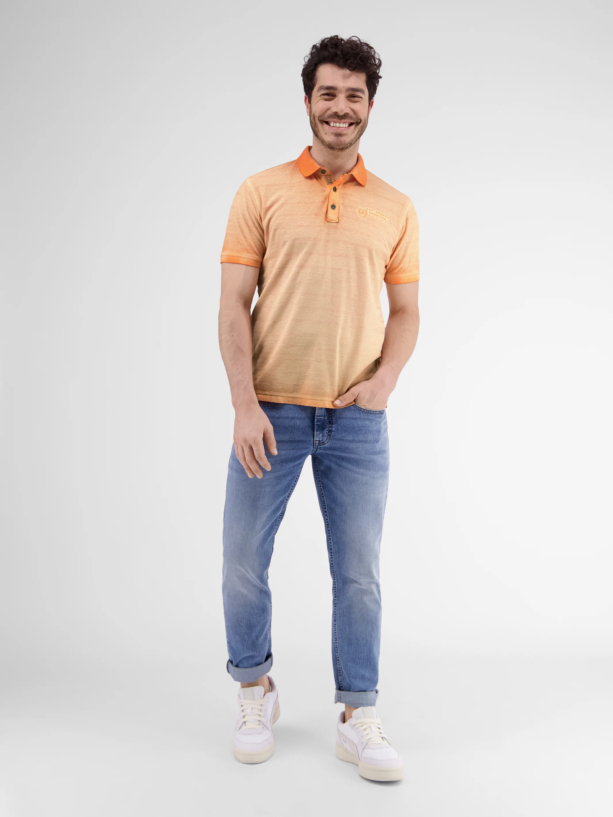 Poloshirt, gestreift in Strukturqualität - Image 4