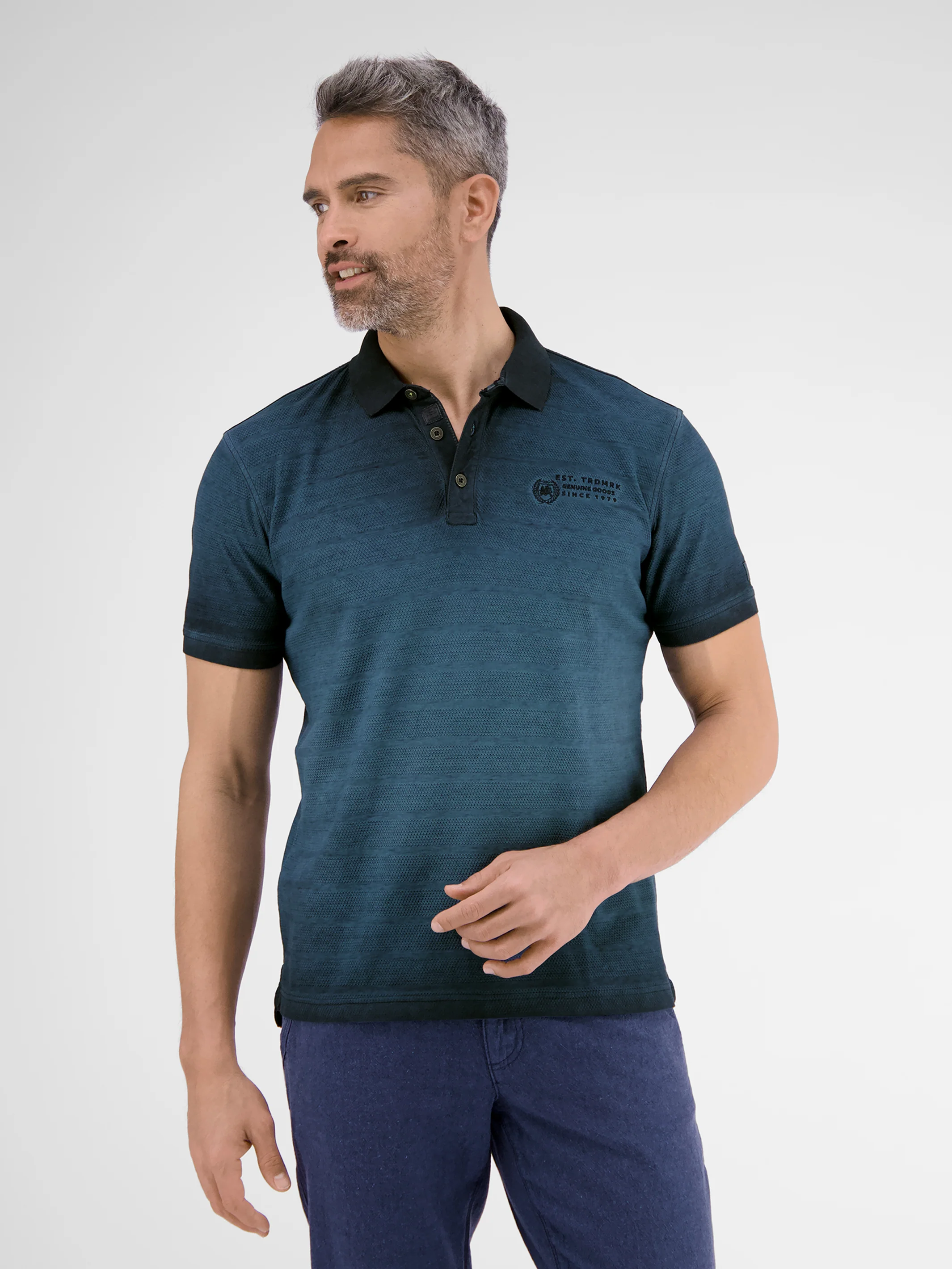 Poloshirt, gestreift in Strukturqualität - Image 7