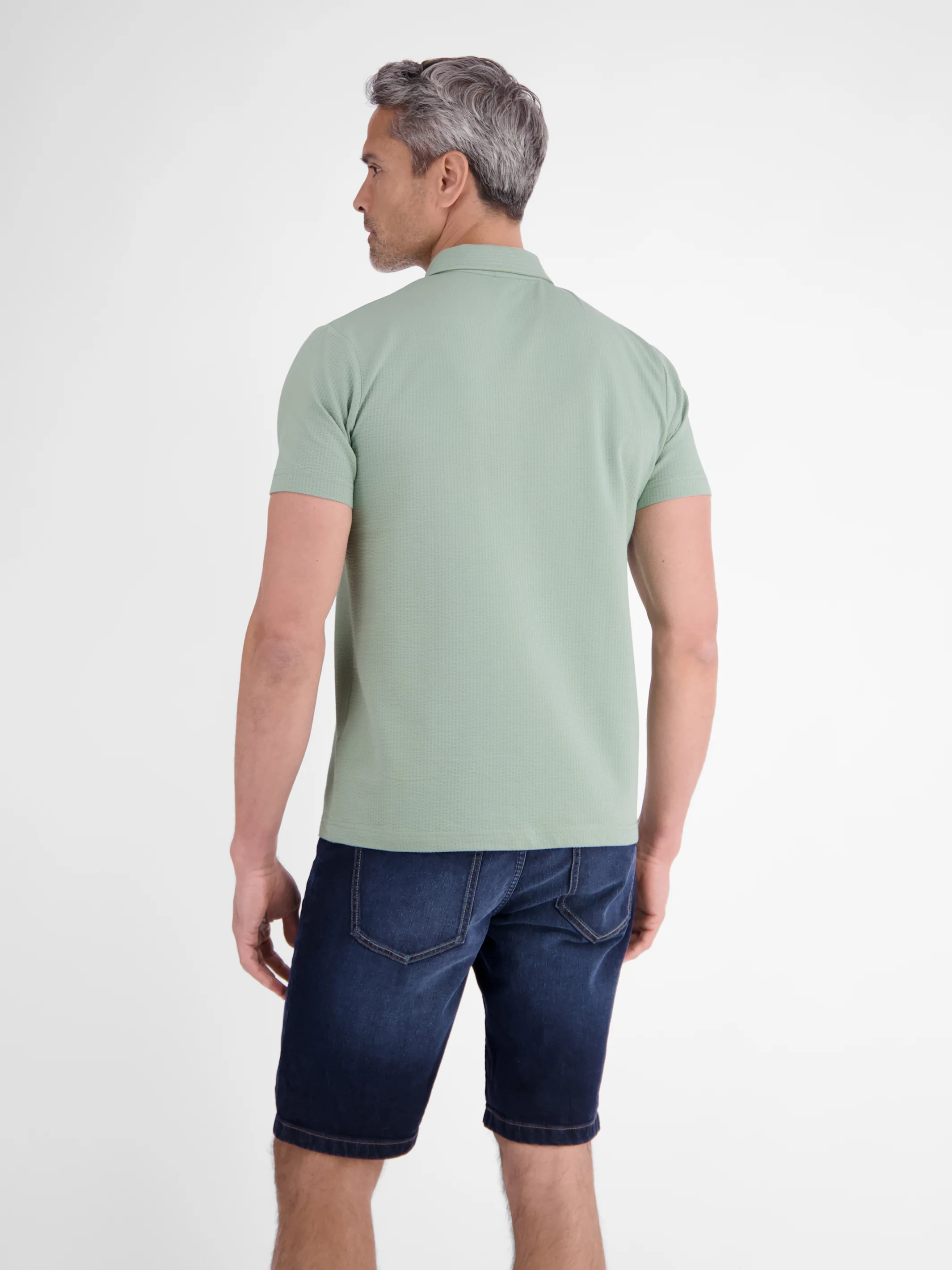 Poloshirt in weicher Seersucker-Qualität - Image 3