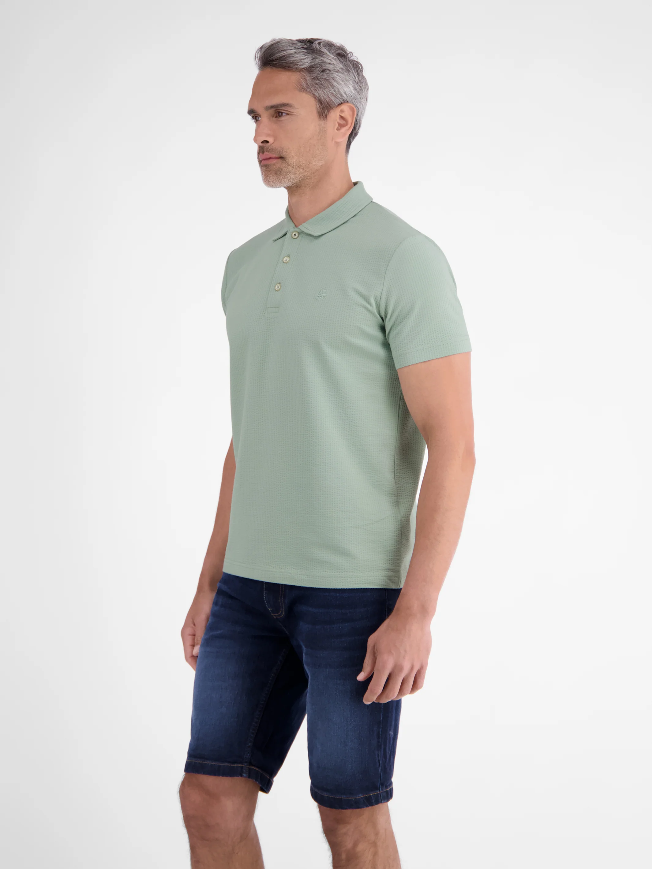 Poloshirt in weicher Seersucker-Qualität - Image 4