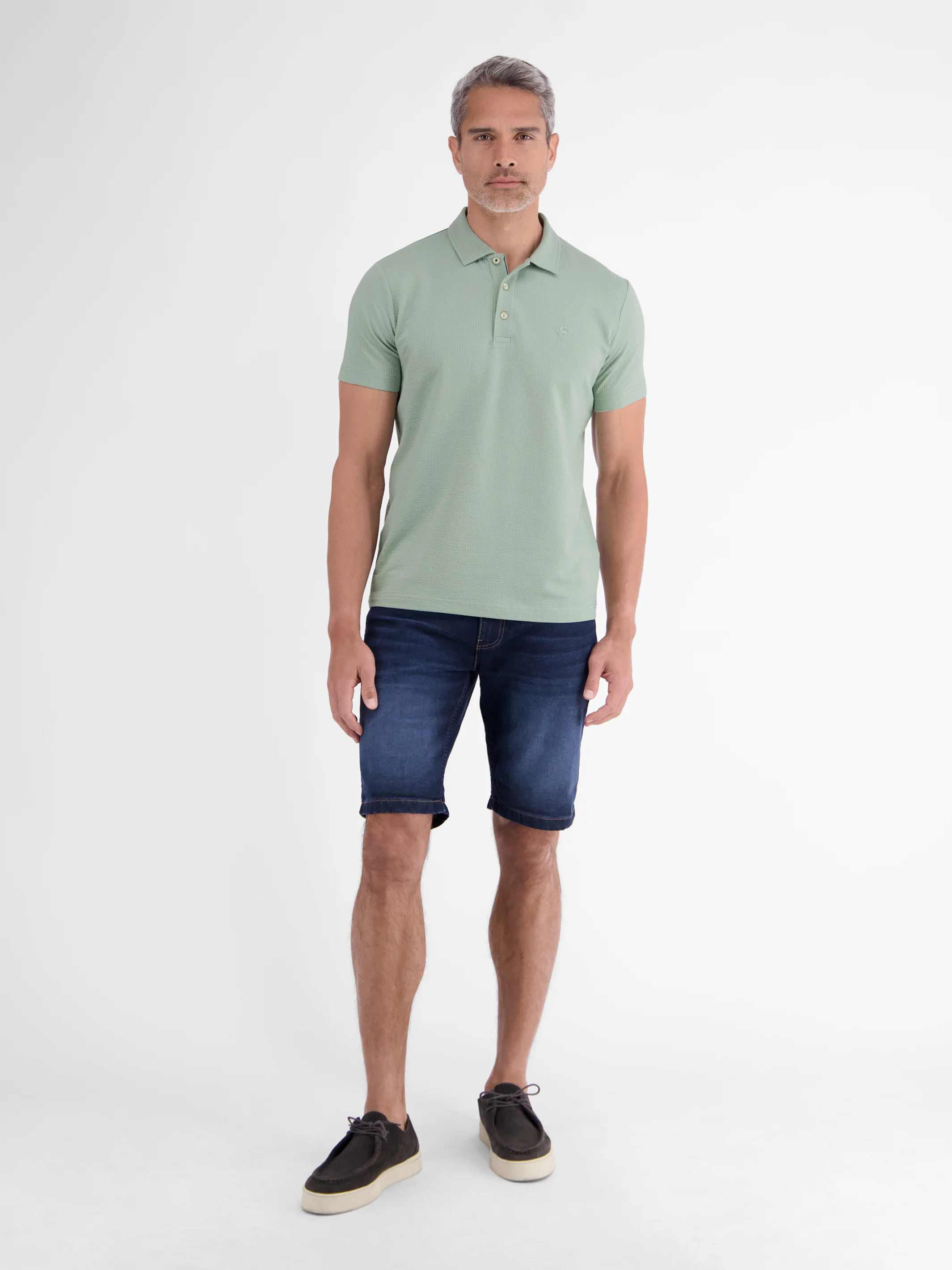 Poloshirt in weicher Seersucker-Qualität - Image 5