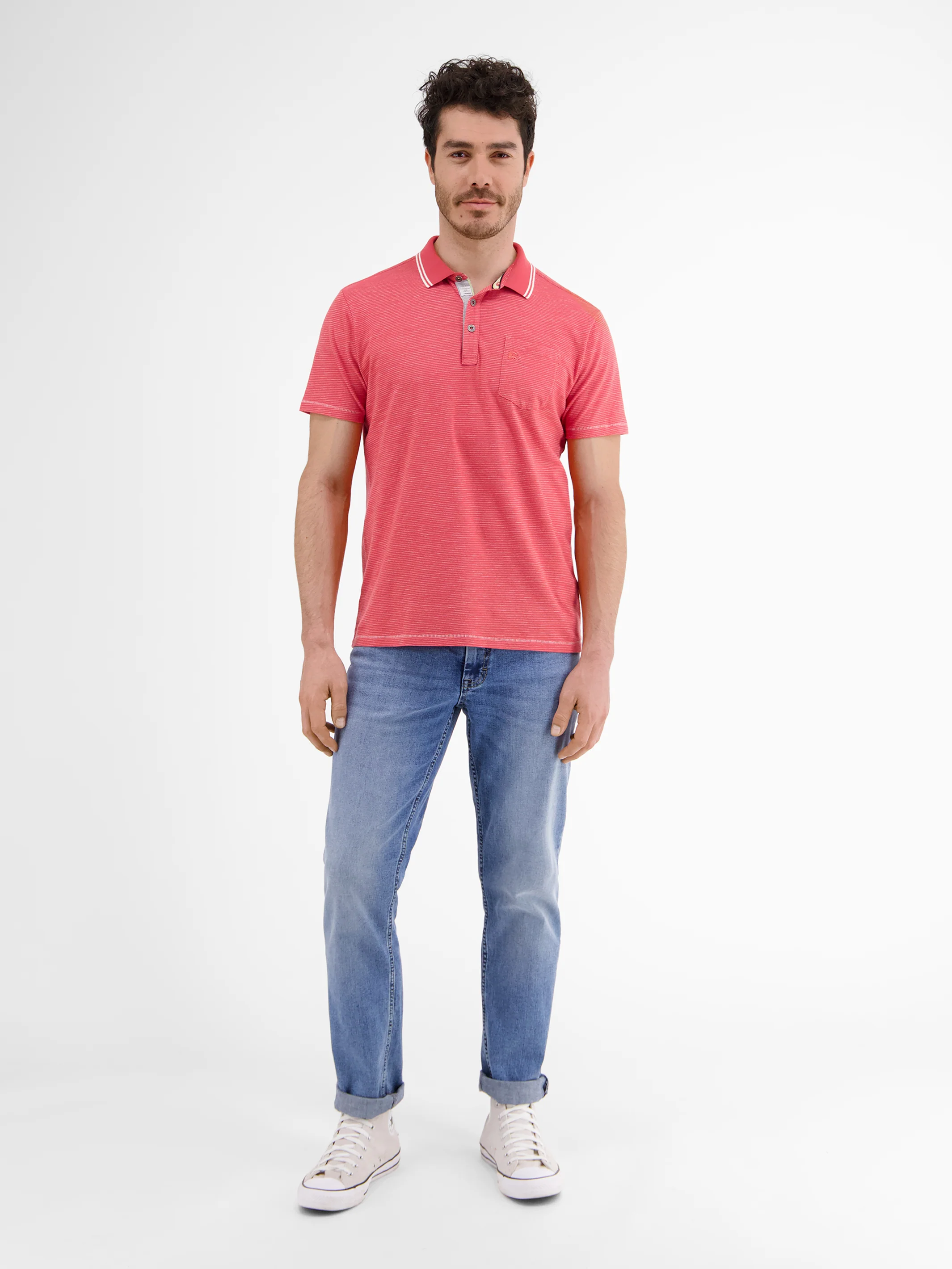 Poloshirt mit Finelinerstreifen - Image 10
