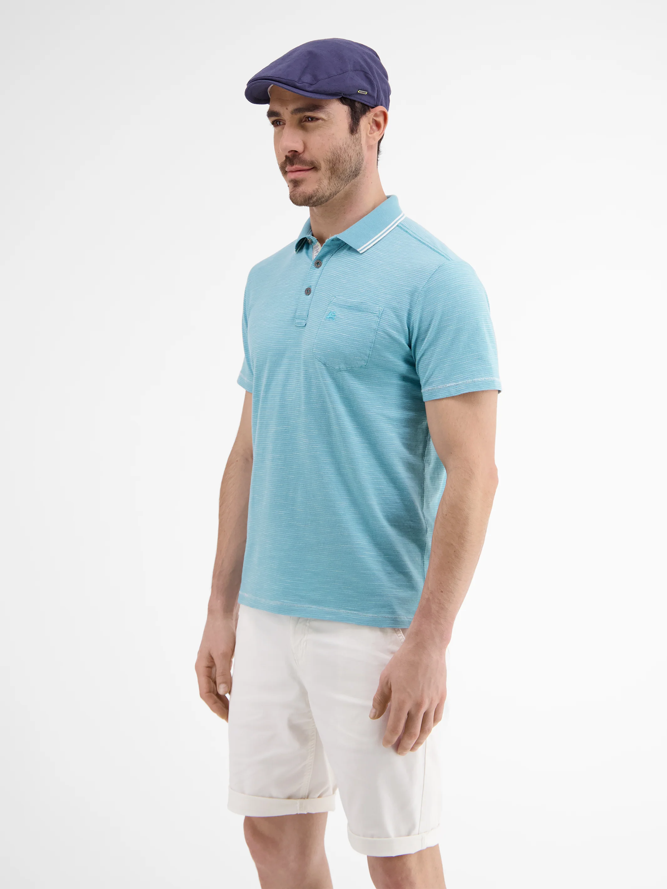 Poloshirt mit Finelinerstreifen - Image 3
