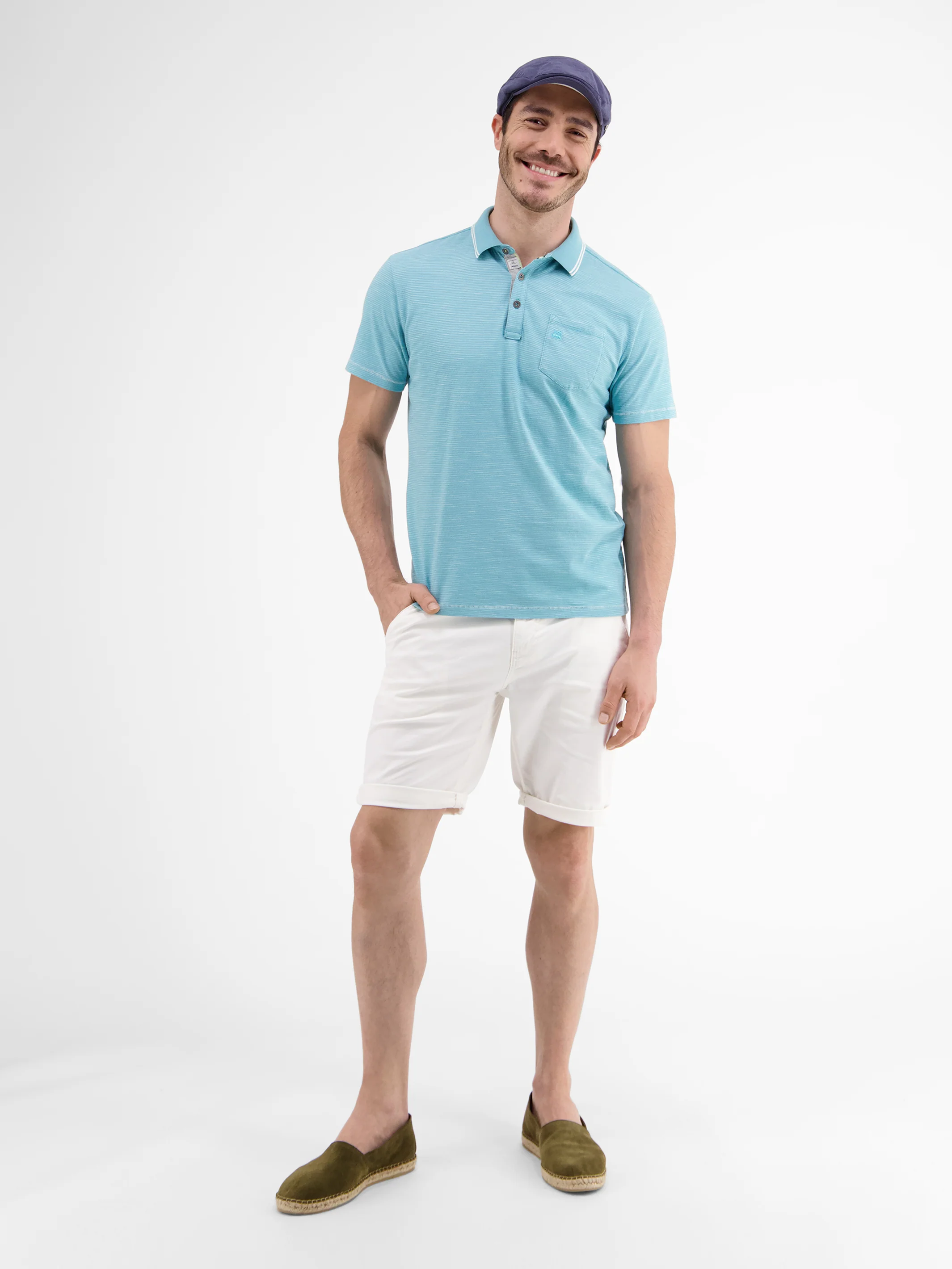 Poloshirt mit Finelinerstreifen - Image 4