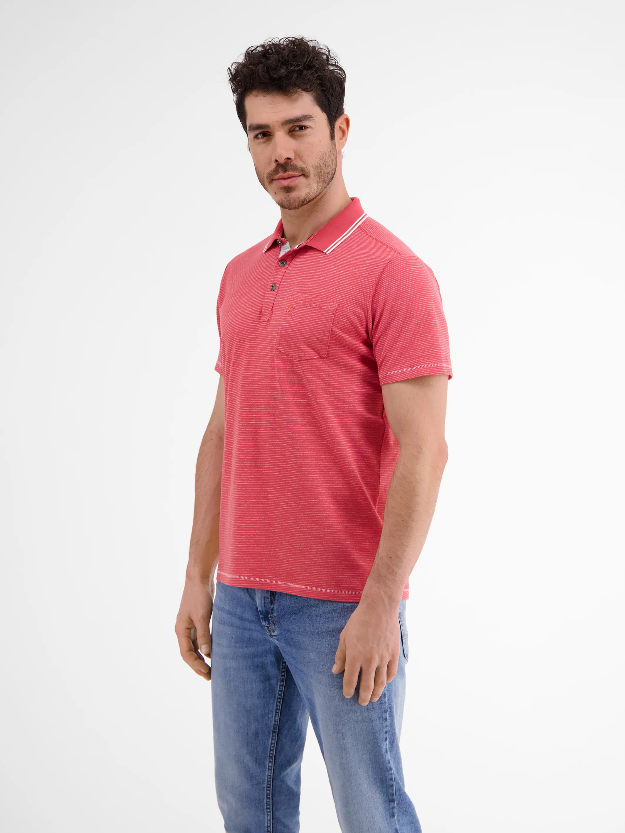 Poloshirt mit Finelinerstreifen - Image 9
