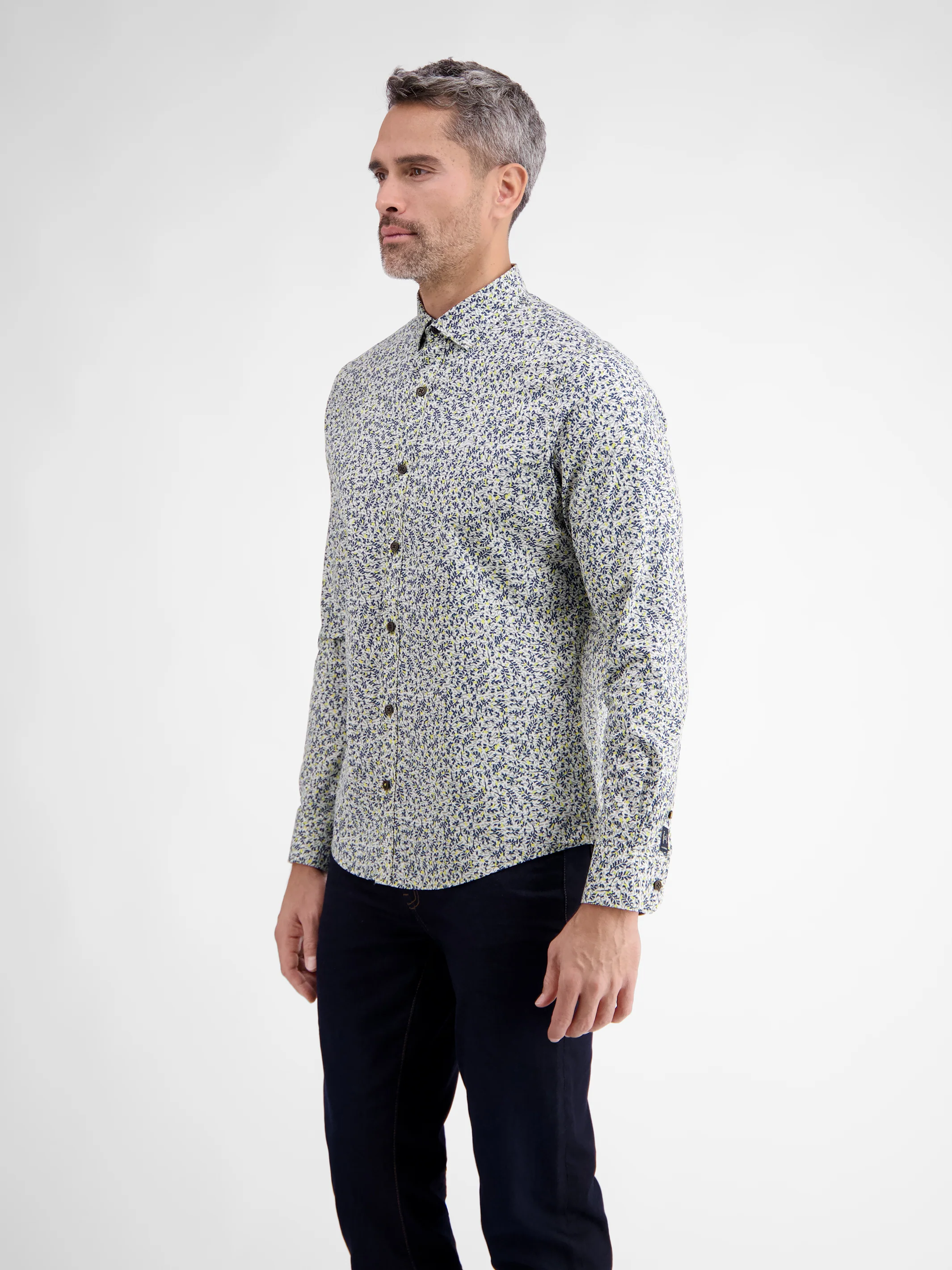 Poplin-Stretchhemd mit AOP - Image 10
