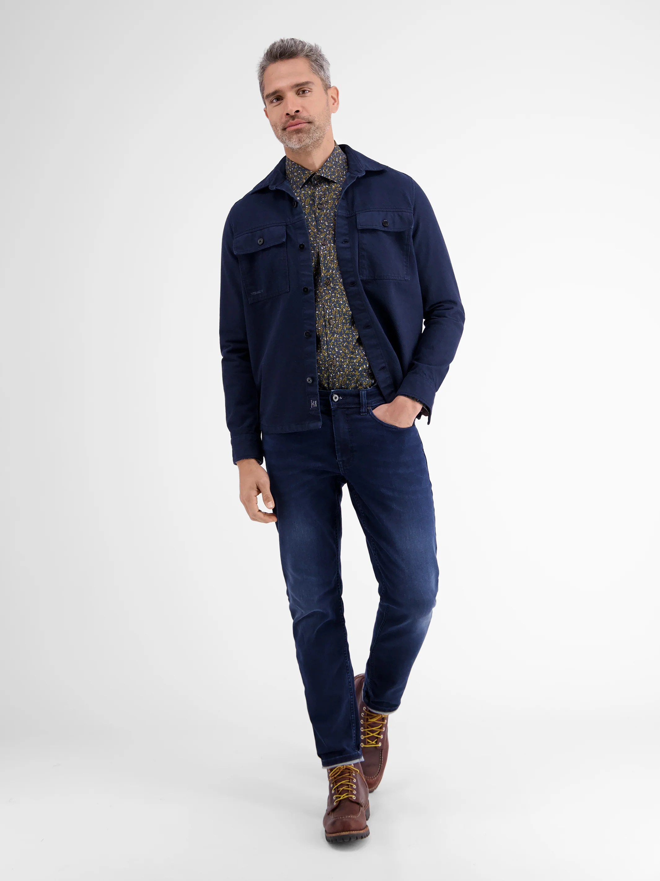 Poplin-Stretchhemd mit AOP - Image 5