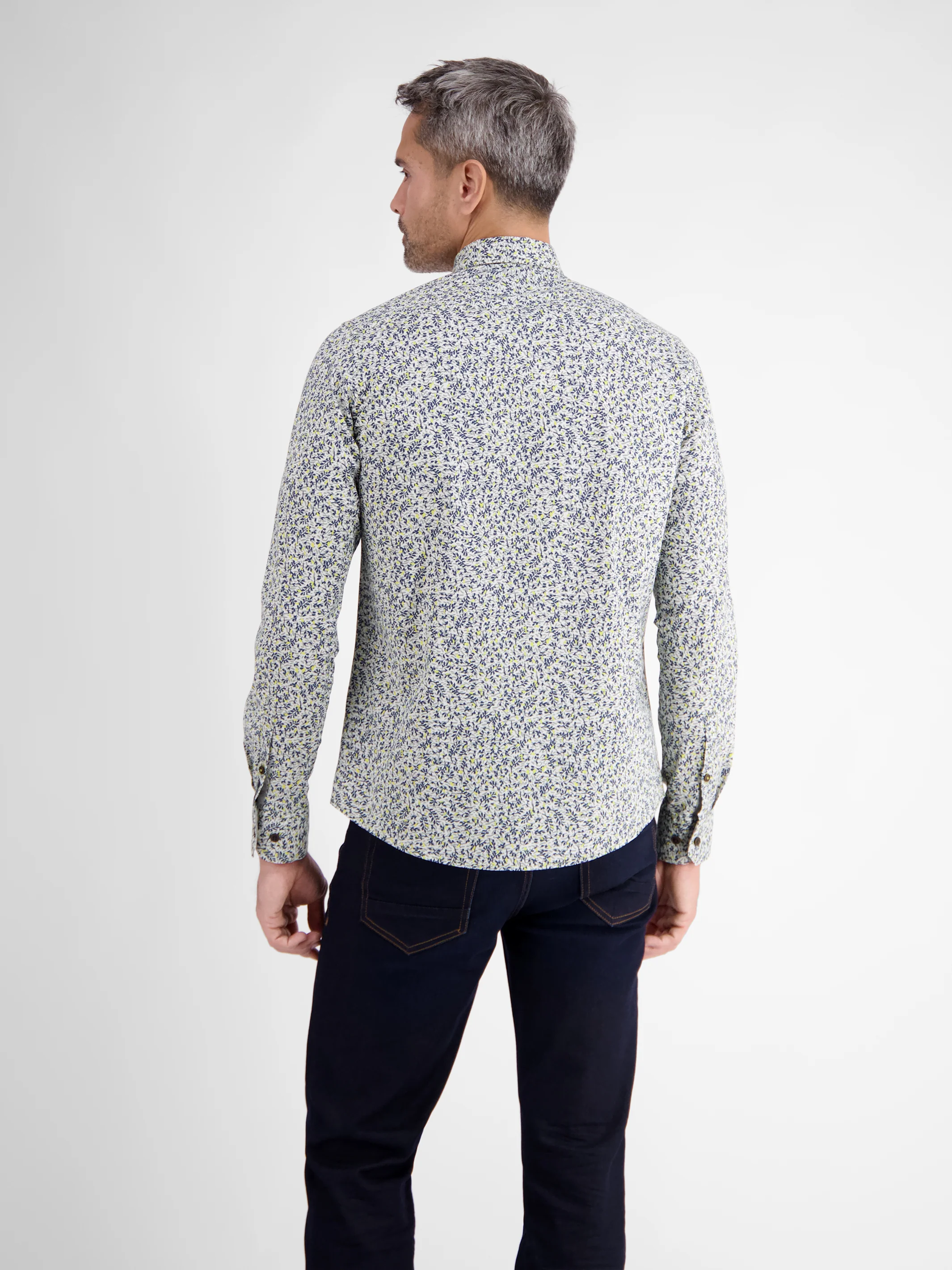 Poplin-Stretchhemd mit AOP - Image 9