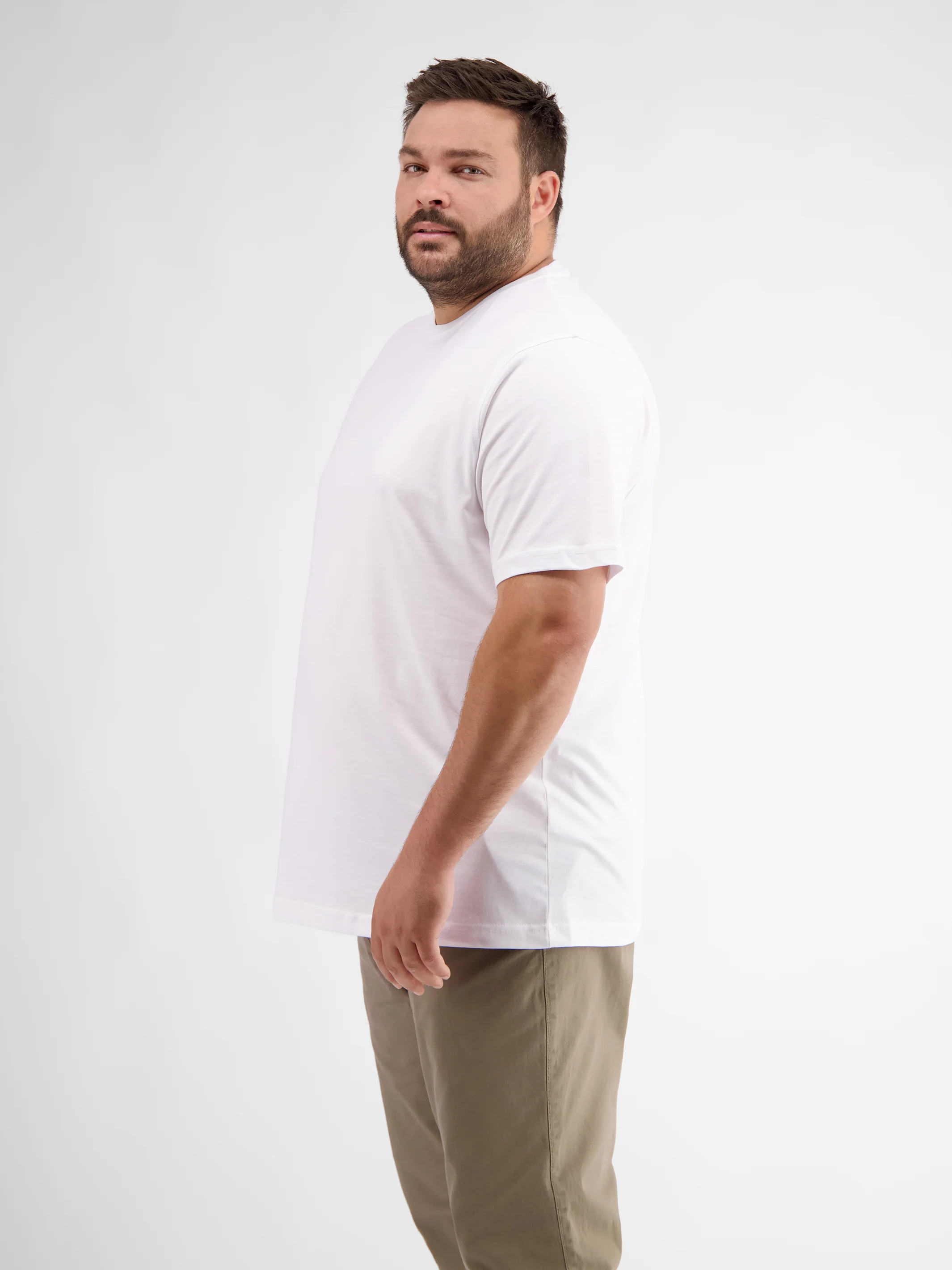 Rundhals Doppelpack T-Shirt für Herren in Premium Baumwollqualität - Image 3