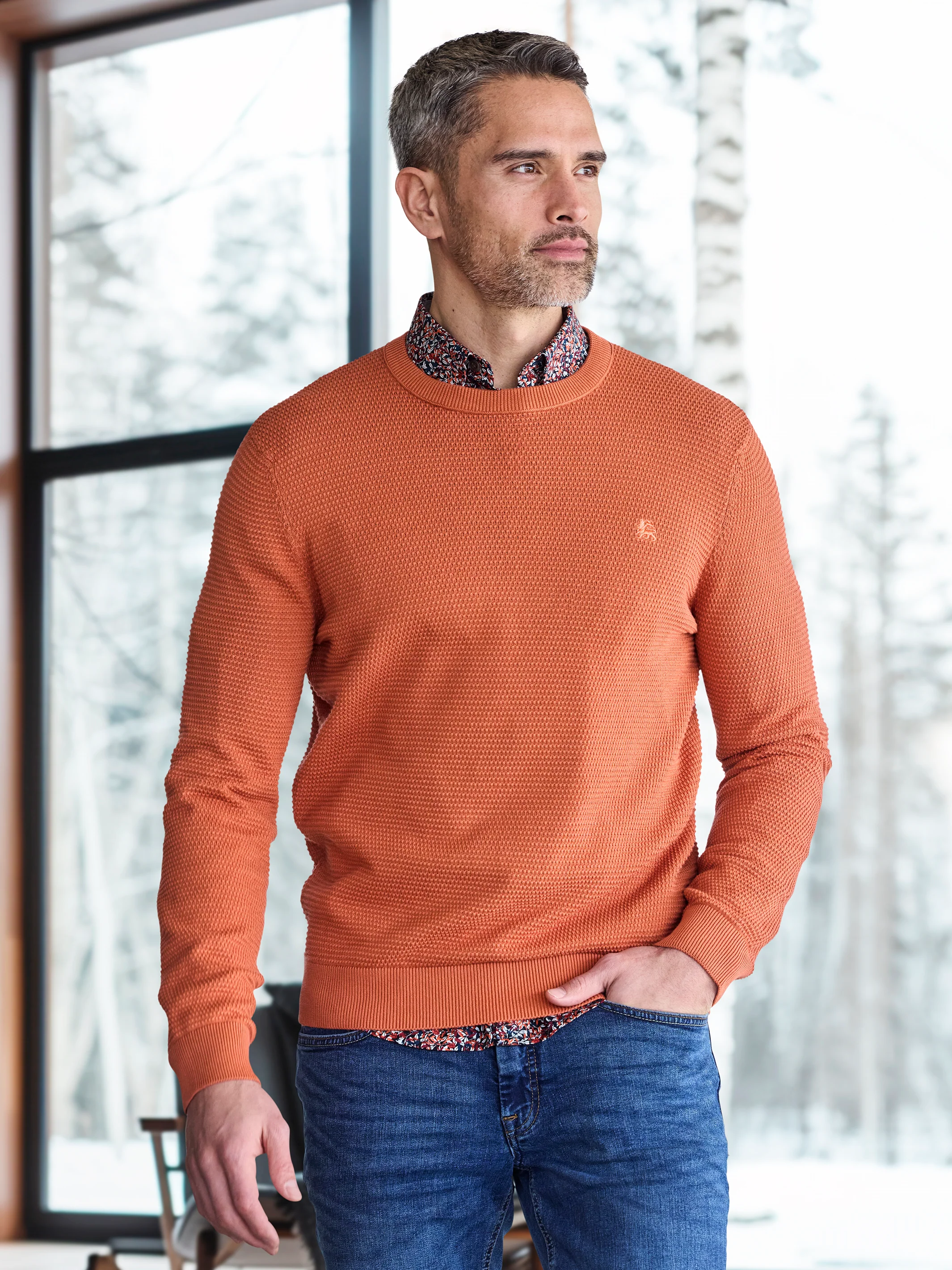 Rundhals-Strickpullover aus nachhaltig produzierter Baumwolle - Image 8