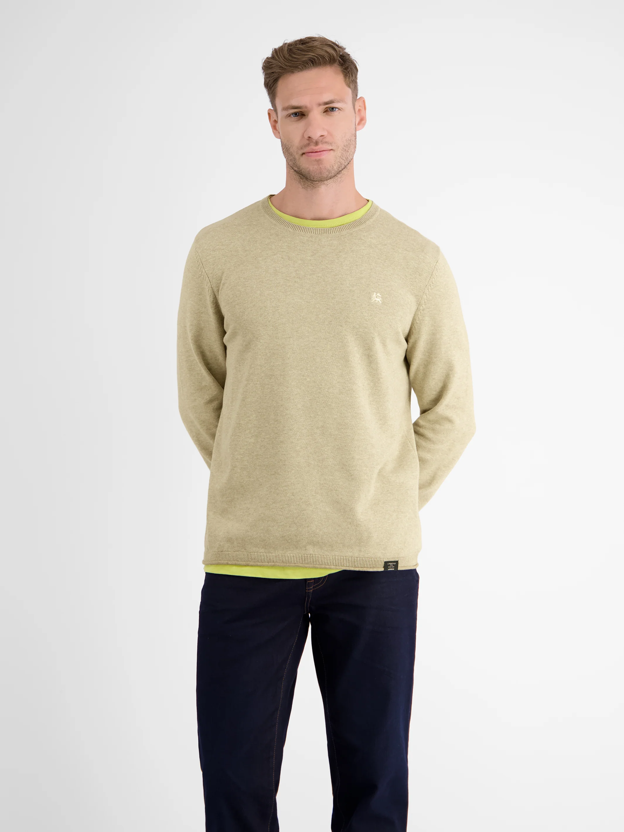 Rundhalspullover Flachstrick - Image 19