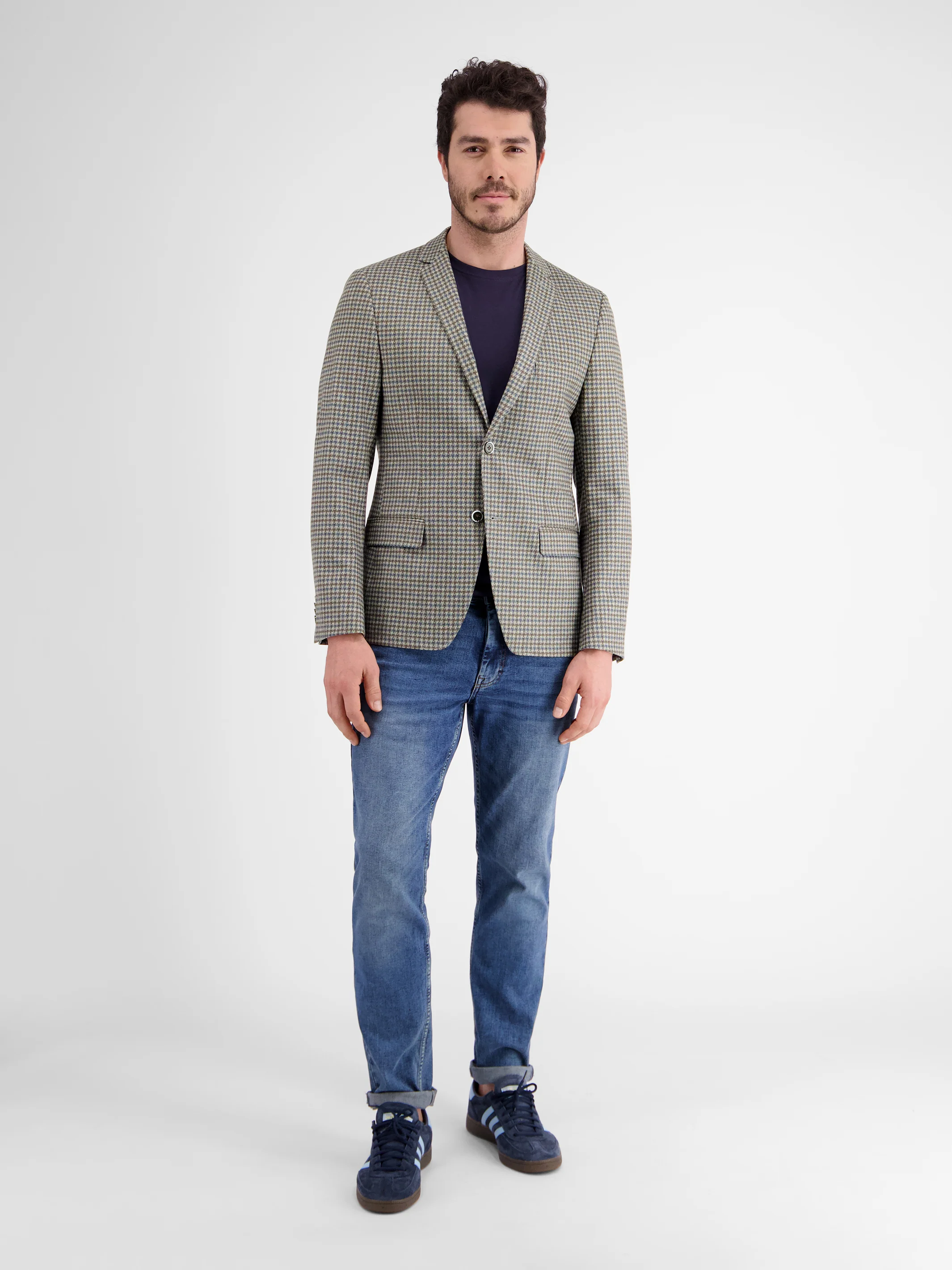 Jersey Sakko mit Hahnentrittmuster - Image 4