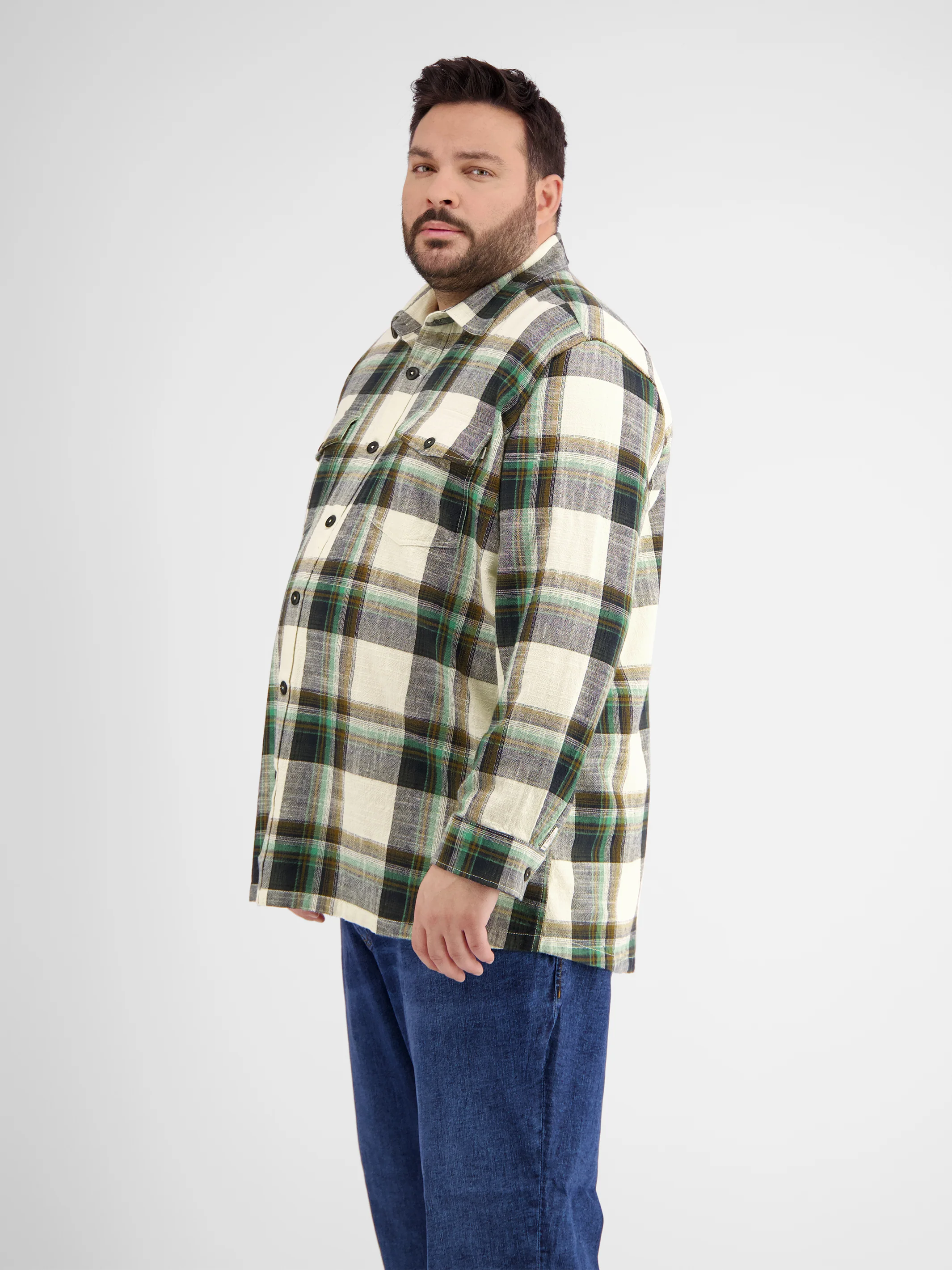 Karierte Hemdjacke - Image 3