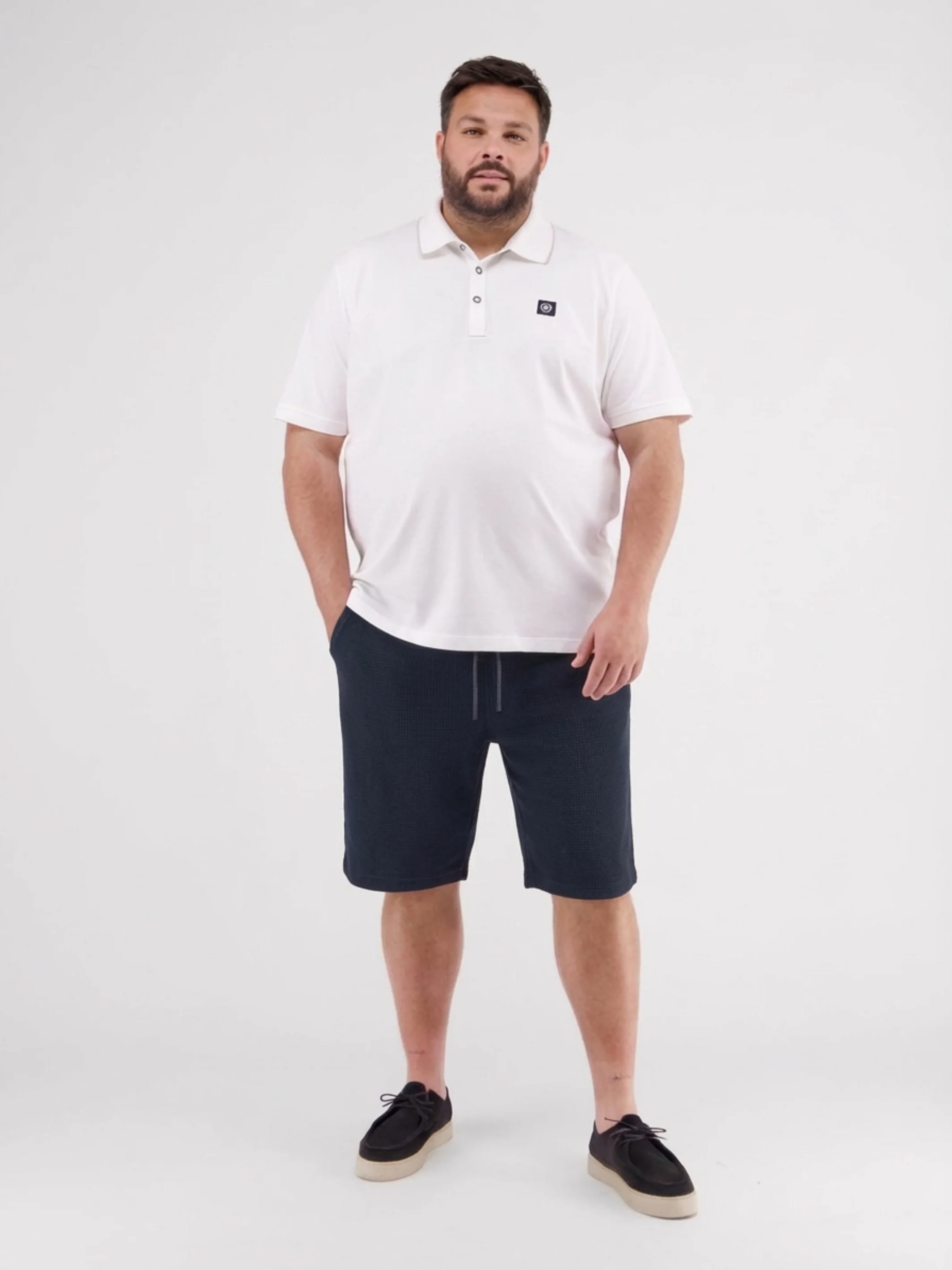 Shorts mit Kordelzug in Jerseyqualität, große Größen - Image 4