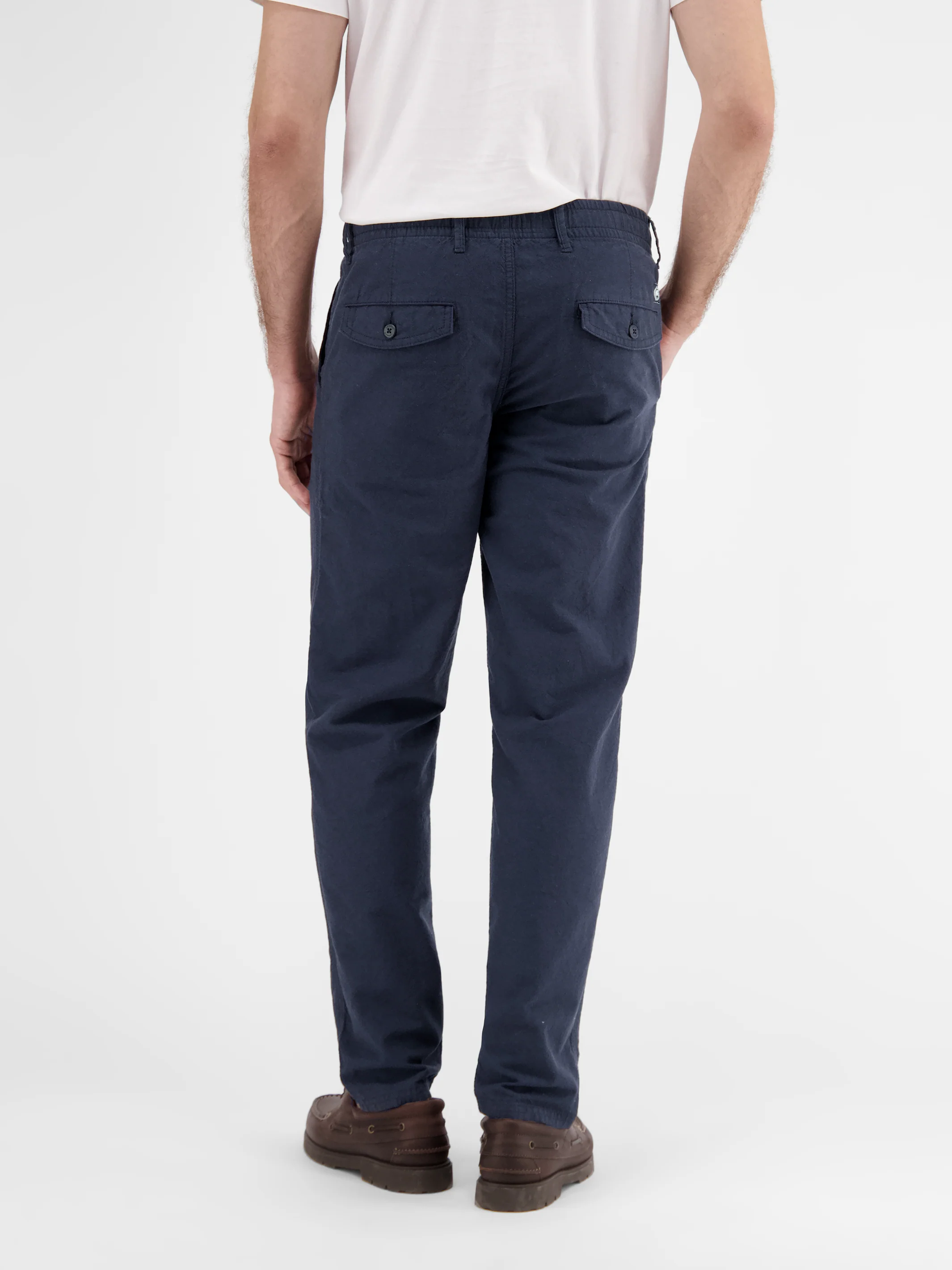Sommerliche Chino mit Leinenanteil, RELAX FIT - Image 3