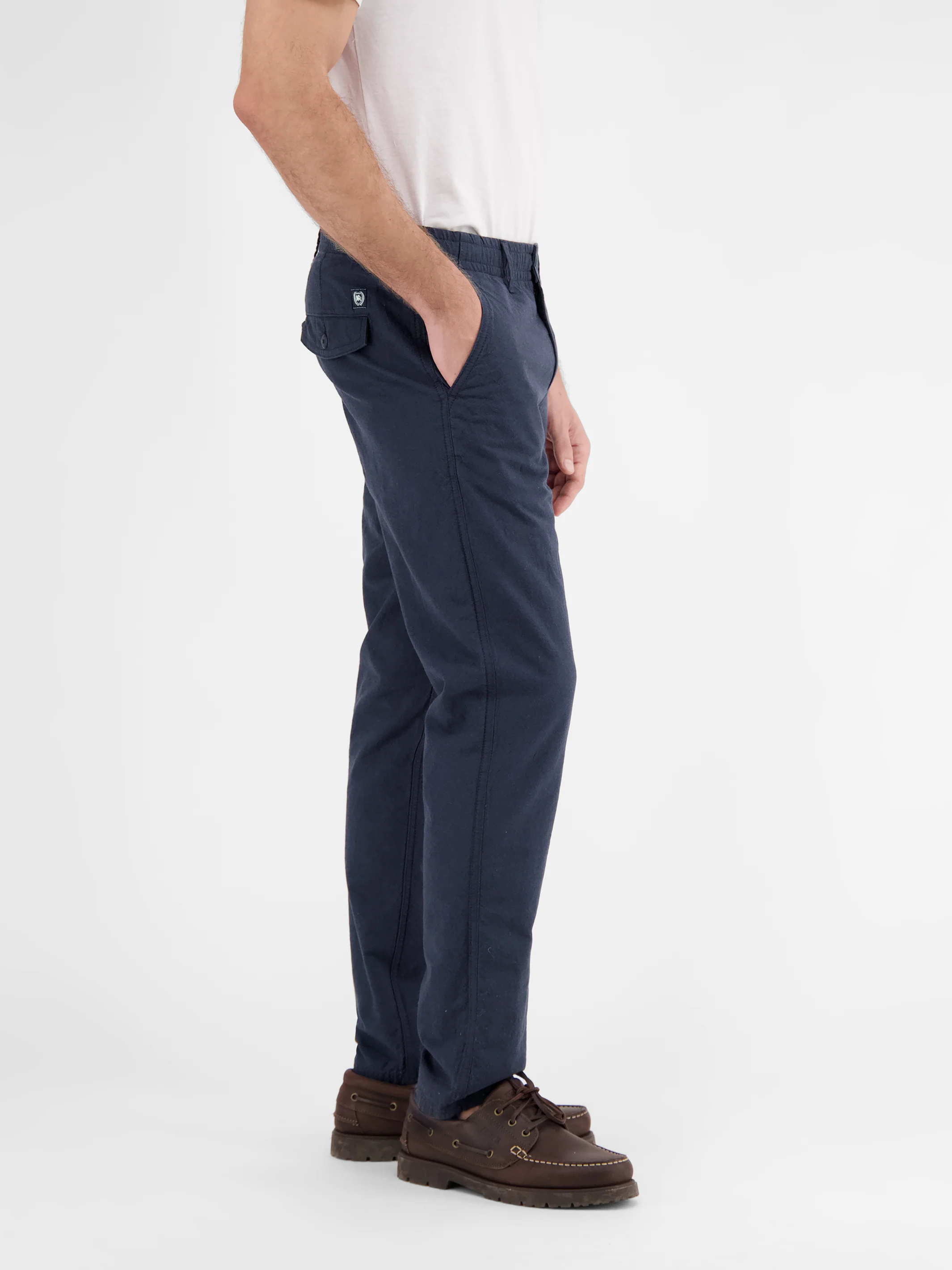 Sommerliche Chino mit Leinenanteil, RELAX FIT - Image 4