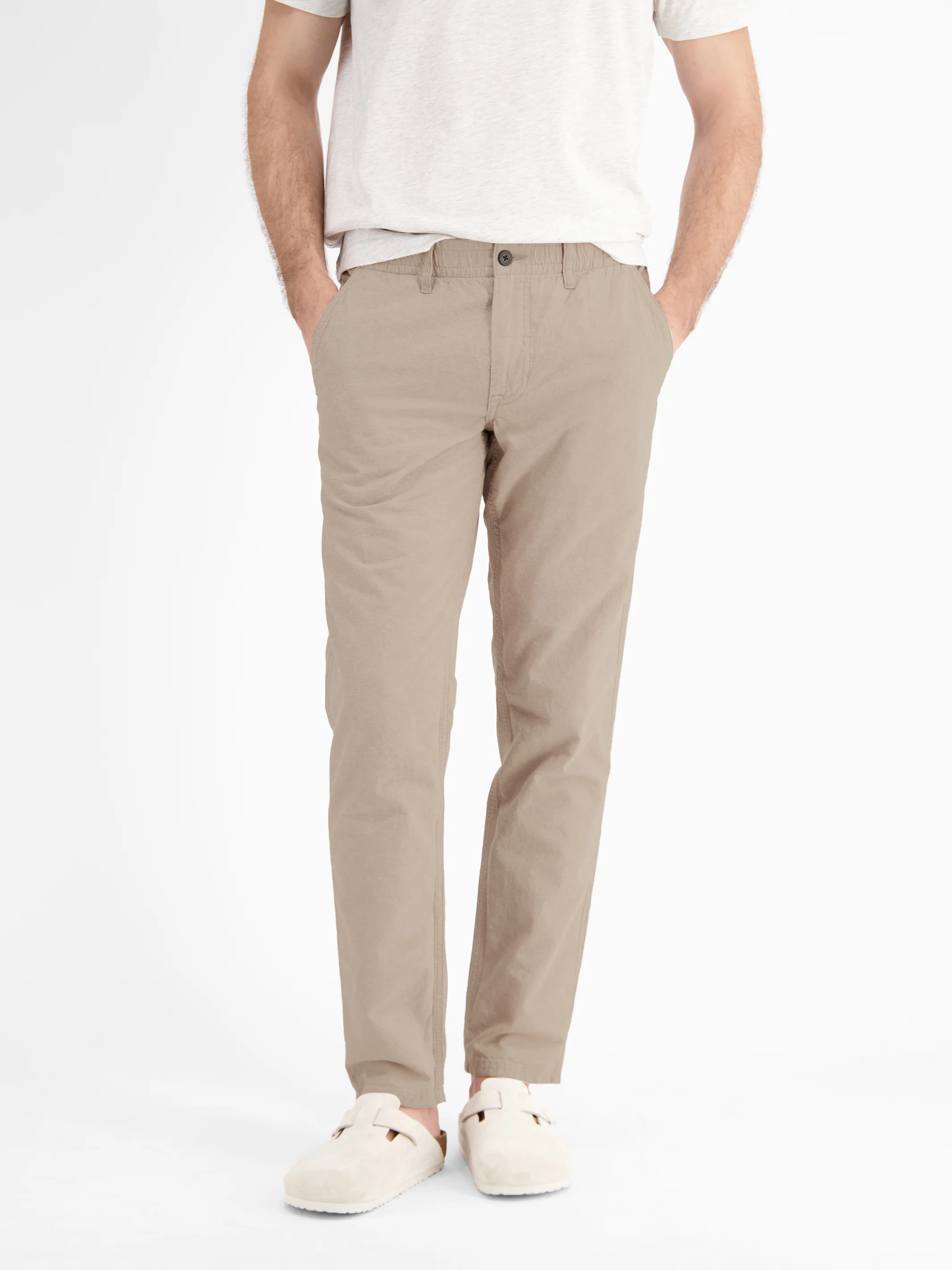 Sommerliche Chino mit Leinenanteil, RELAX FIT - Image 9