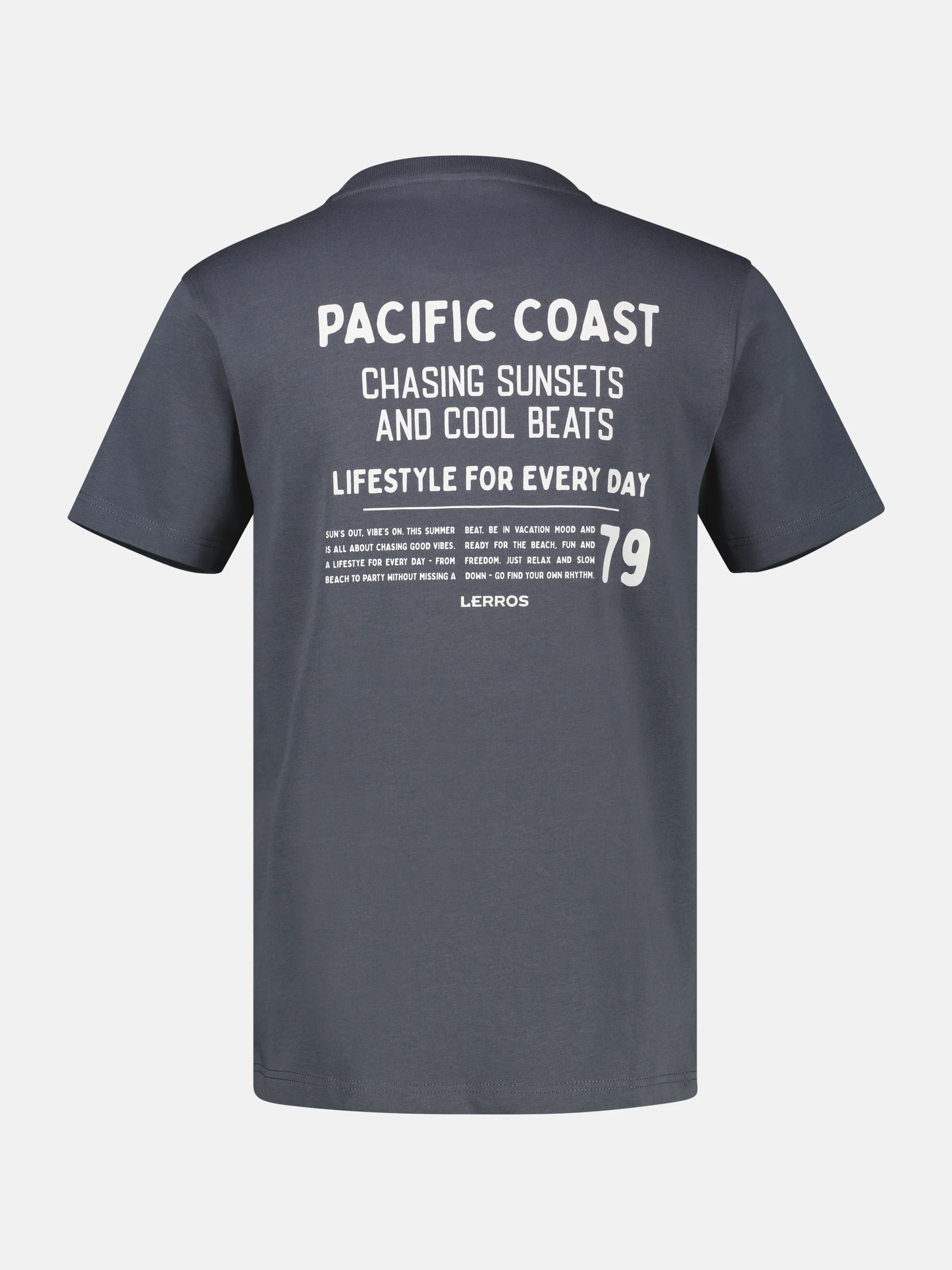 Sportliches T-Shirt aus Baumwolle mit Brust- und Rückenprint - Image 9