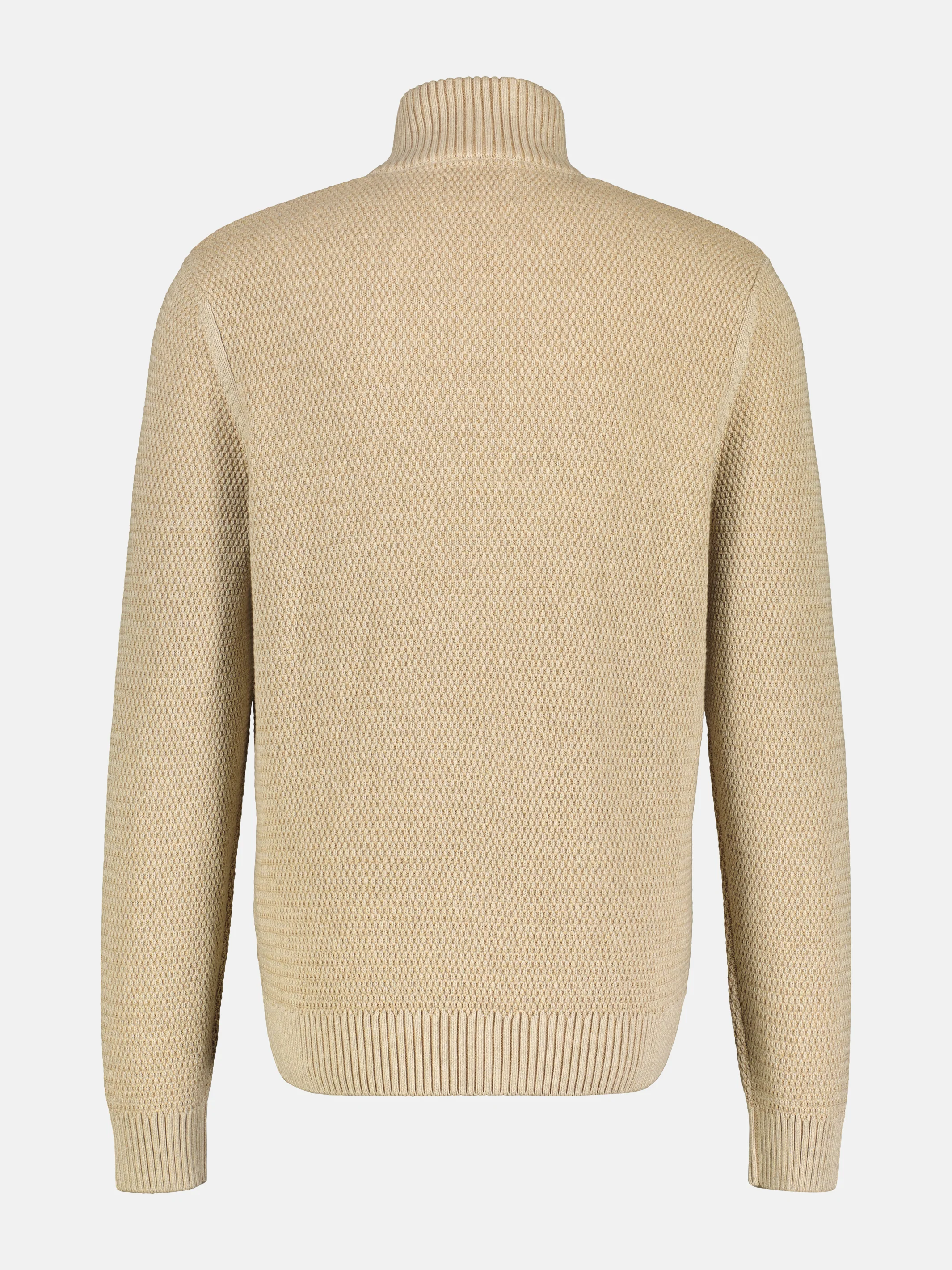 Strickpullover mit Reißverschlusskragen für Herren in Übergrößen - Image 4