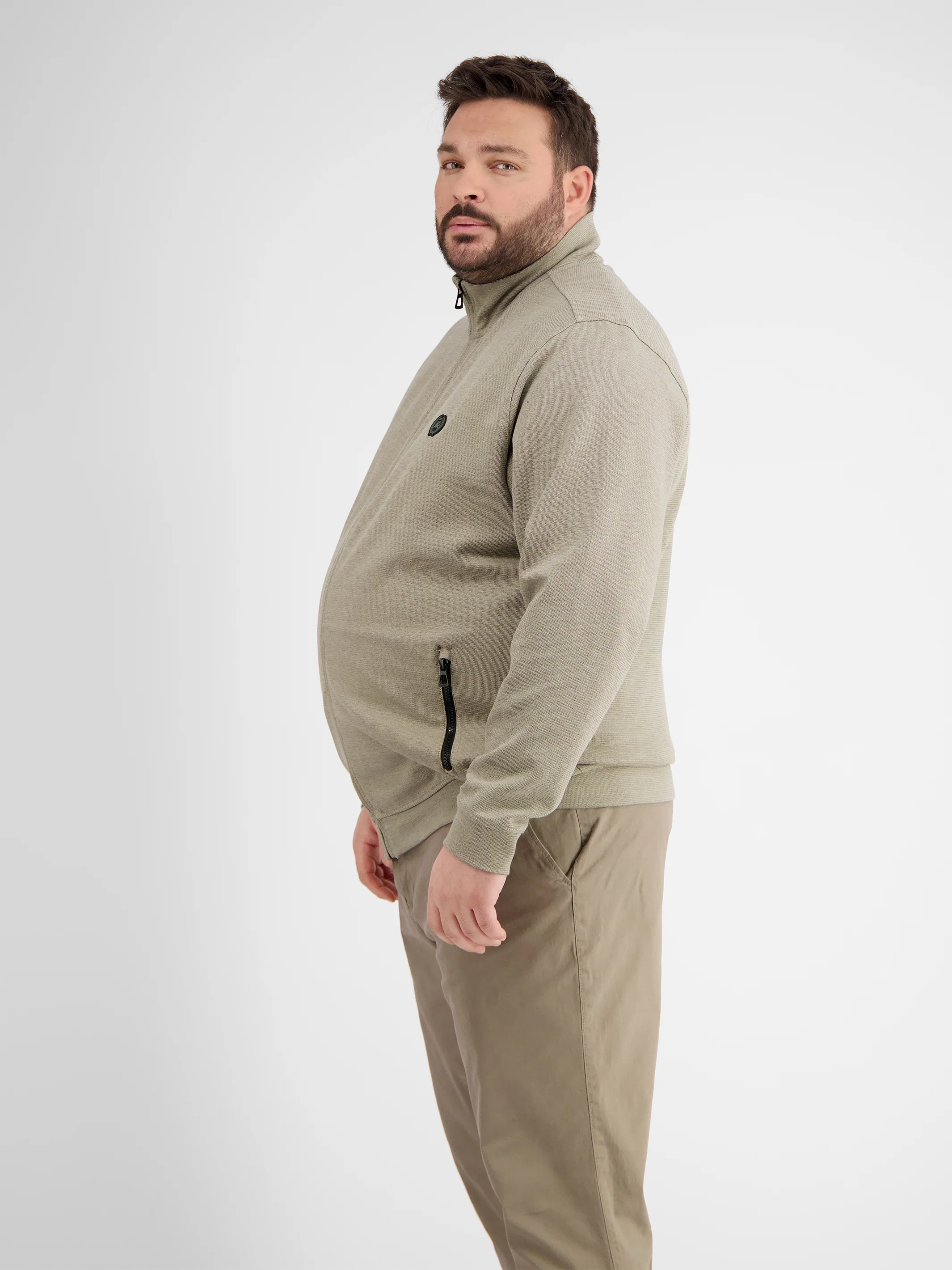 Sweatjacke in Strukturqualität - Image 3