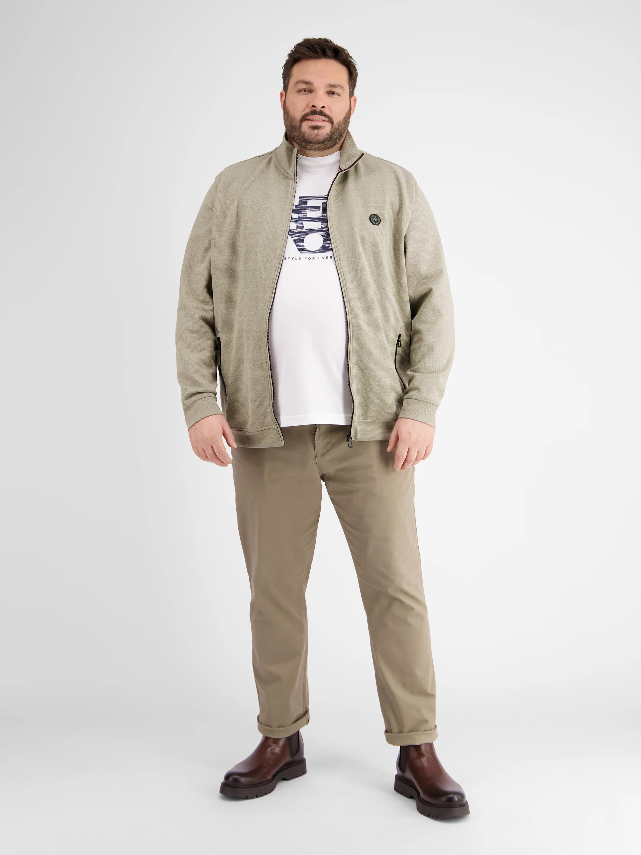Sweatjacke in Strukturqualität - Image 4