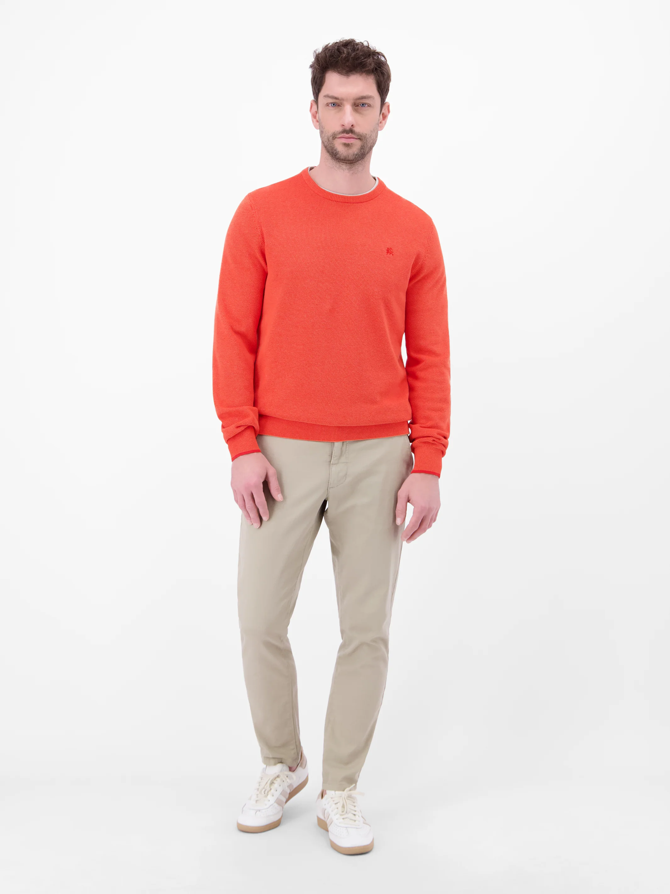Strickpullover in sportiver 2-Tone-Optik - Image 13