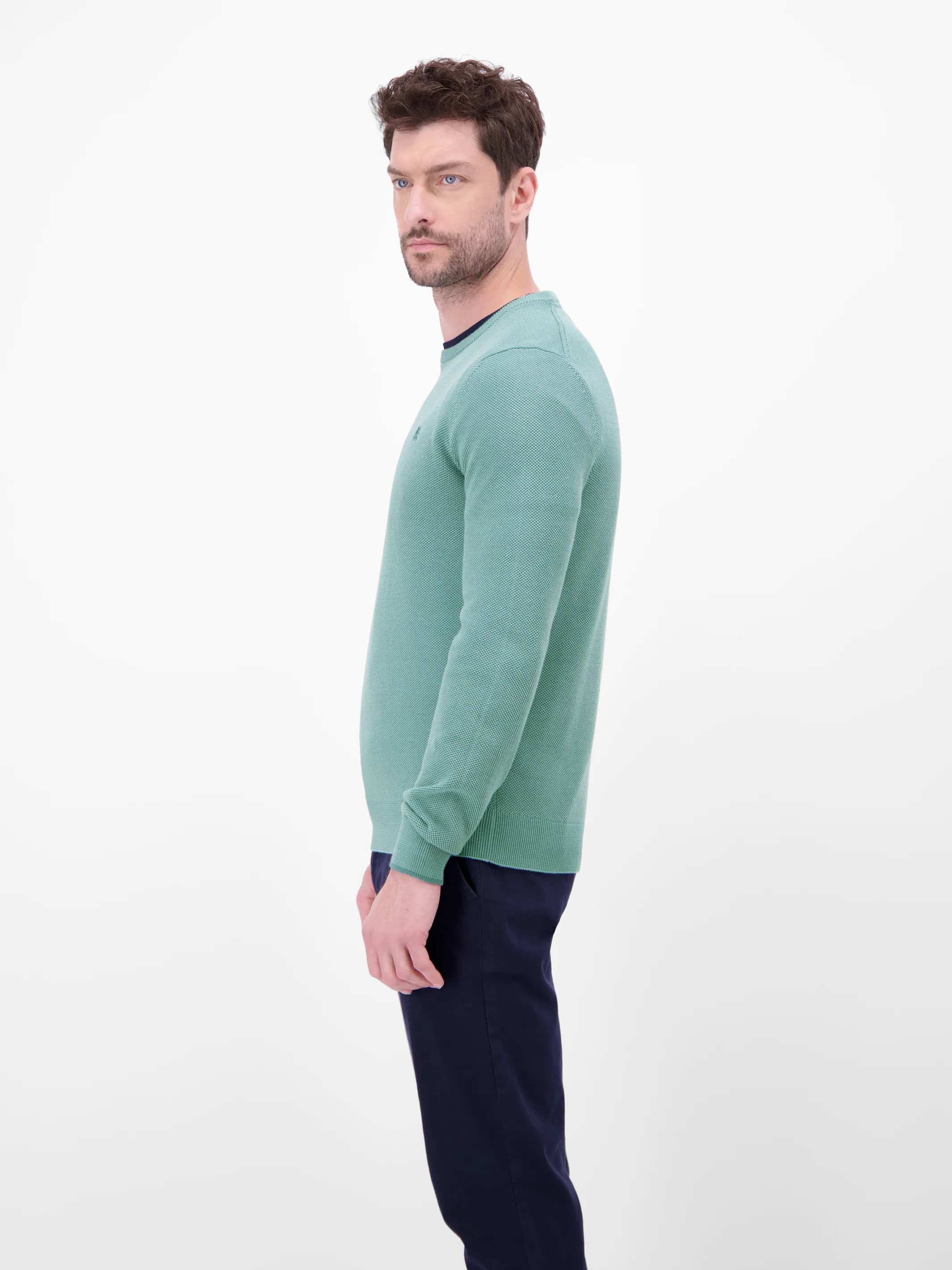 Strickpullover in sportiver 2-Tone-Optik - Image 3