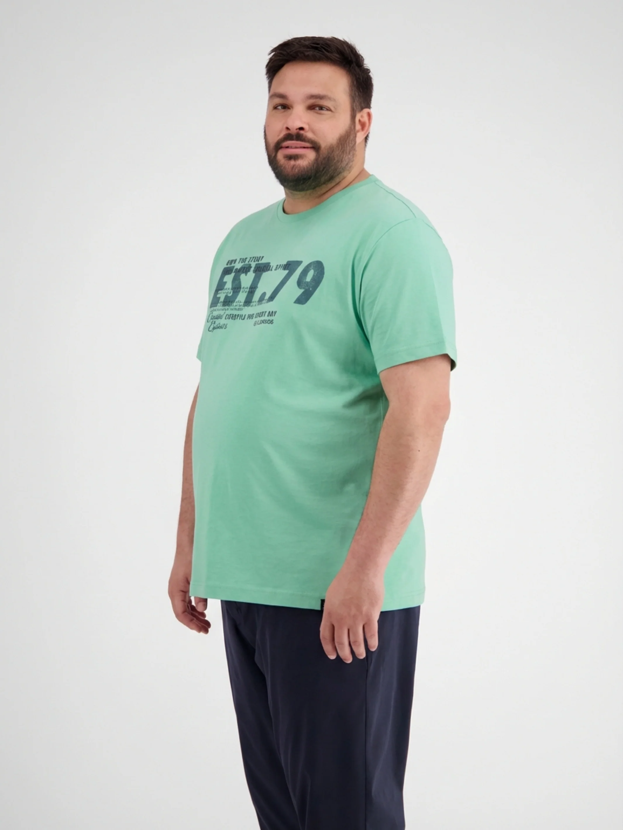 T-Shirt mit Brustprint, Grosse Grössen - Image 3