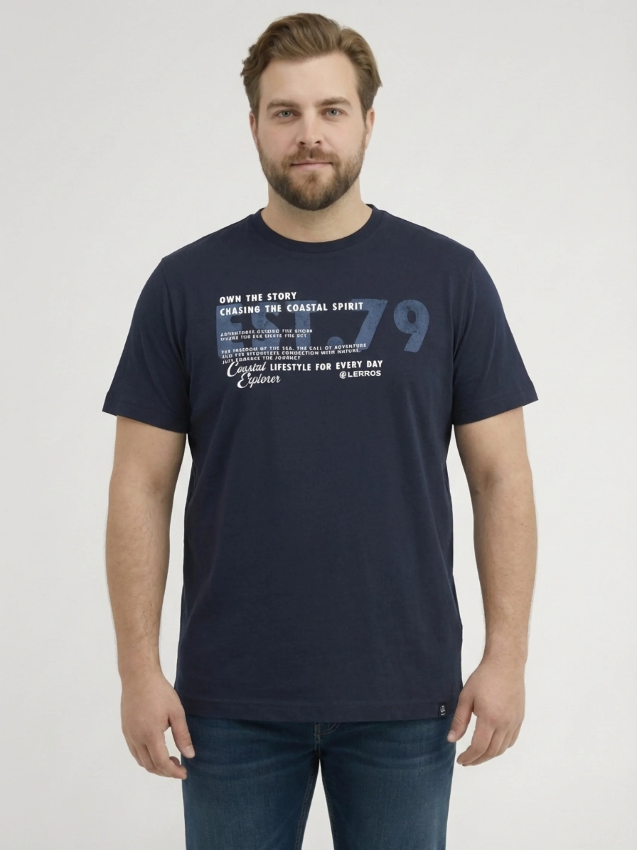 T-Shirt mit Brustprint, Grosse Grössen - Image 7