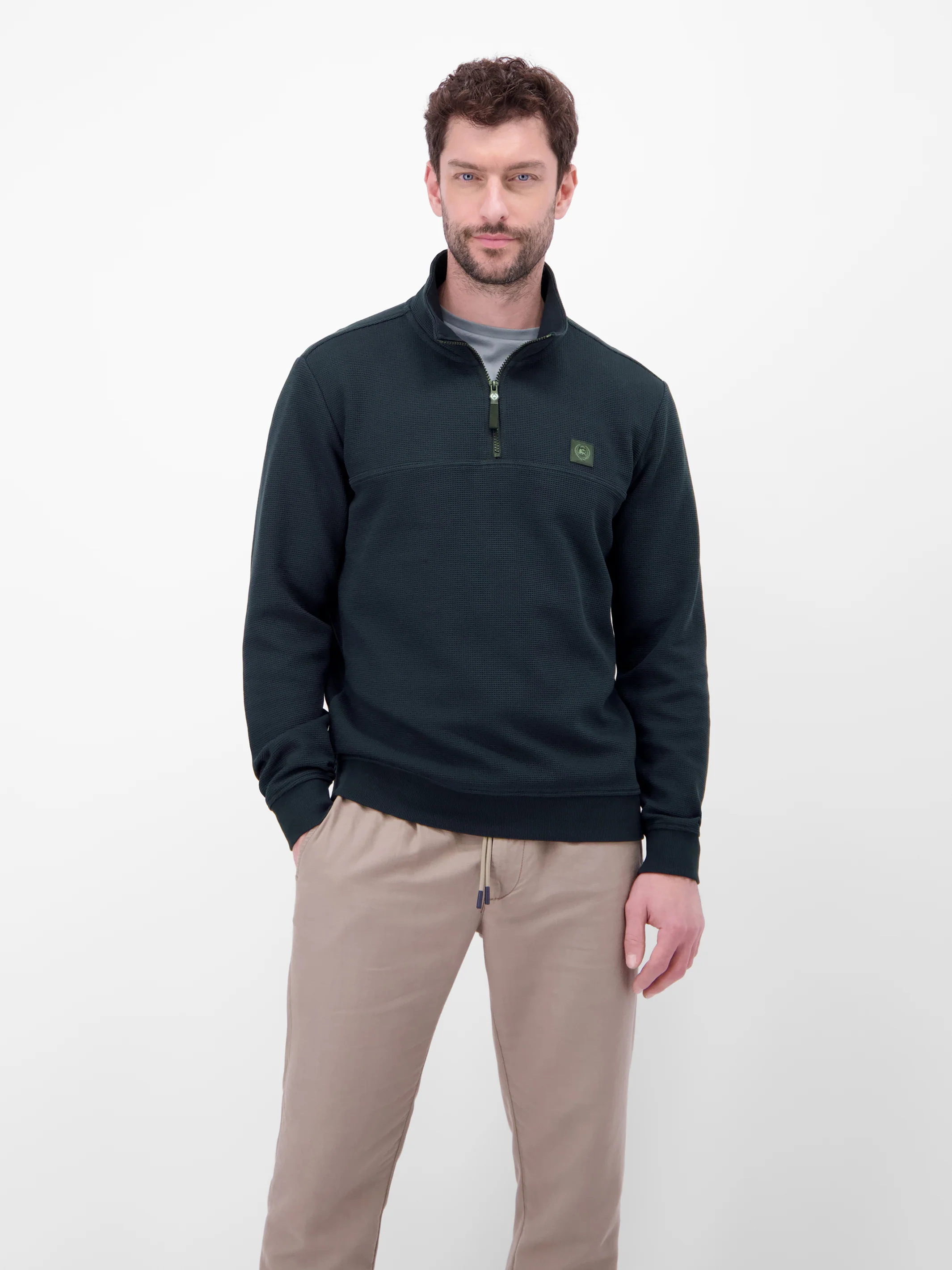 Troyer in Sweatqualität mit Waffelstruktur - Image 11