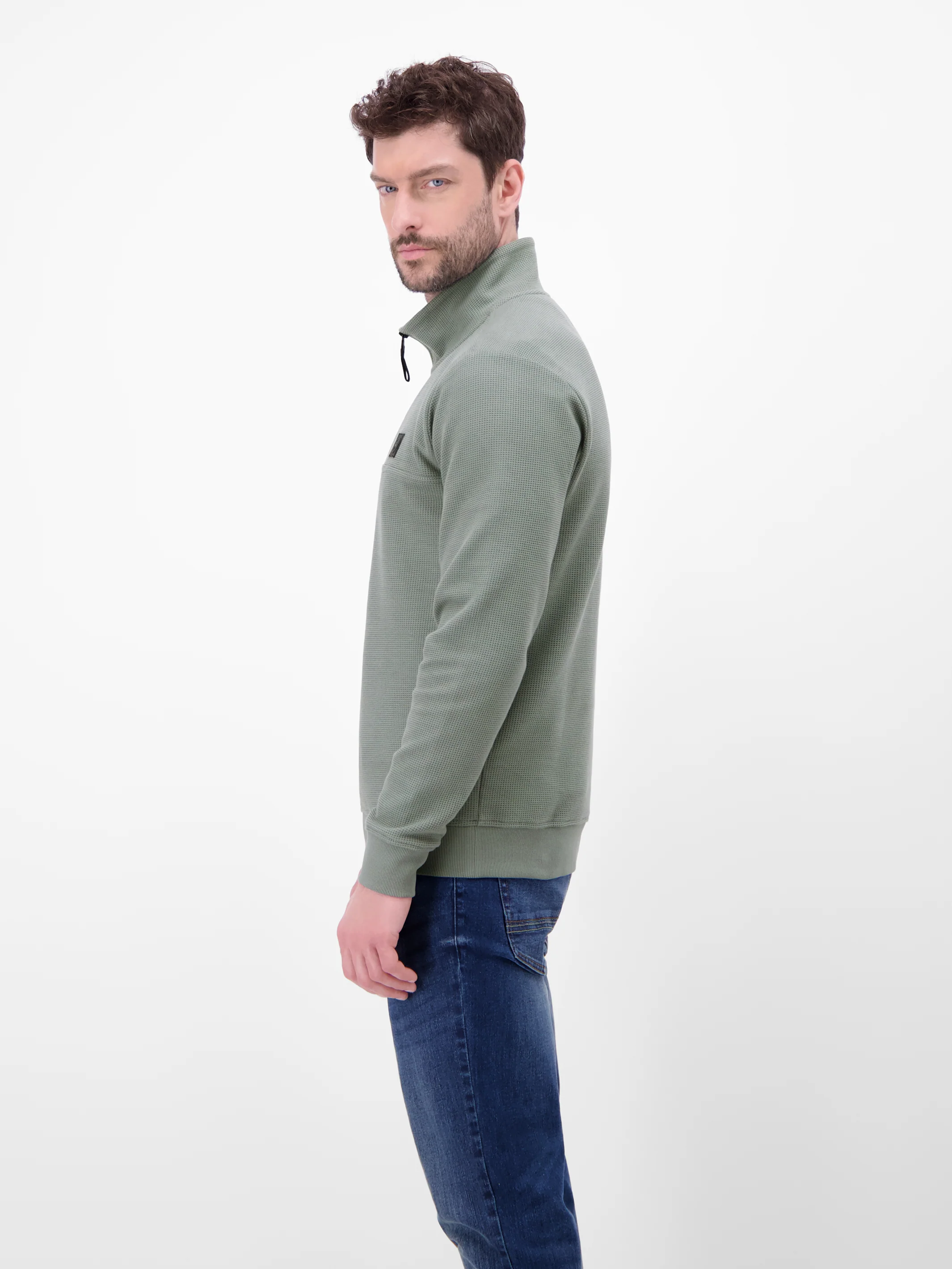 Troyer in Sweatqualität mit Waffelstruktur - Image 3