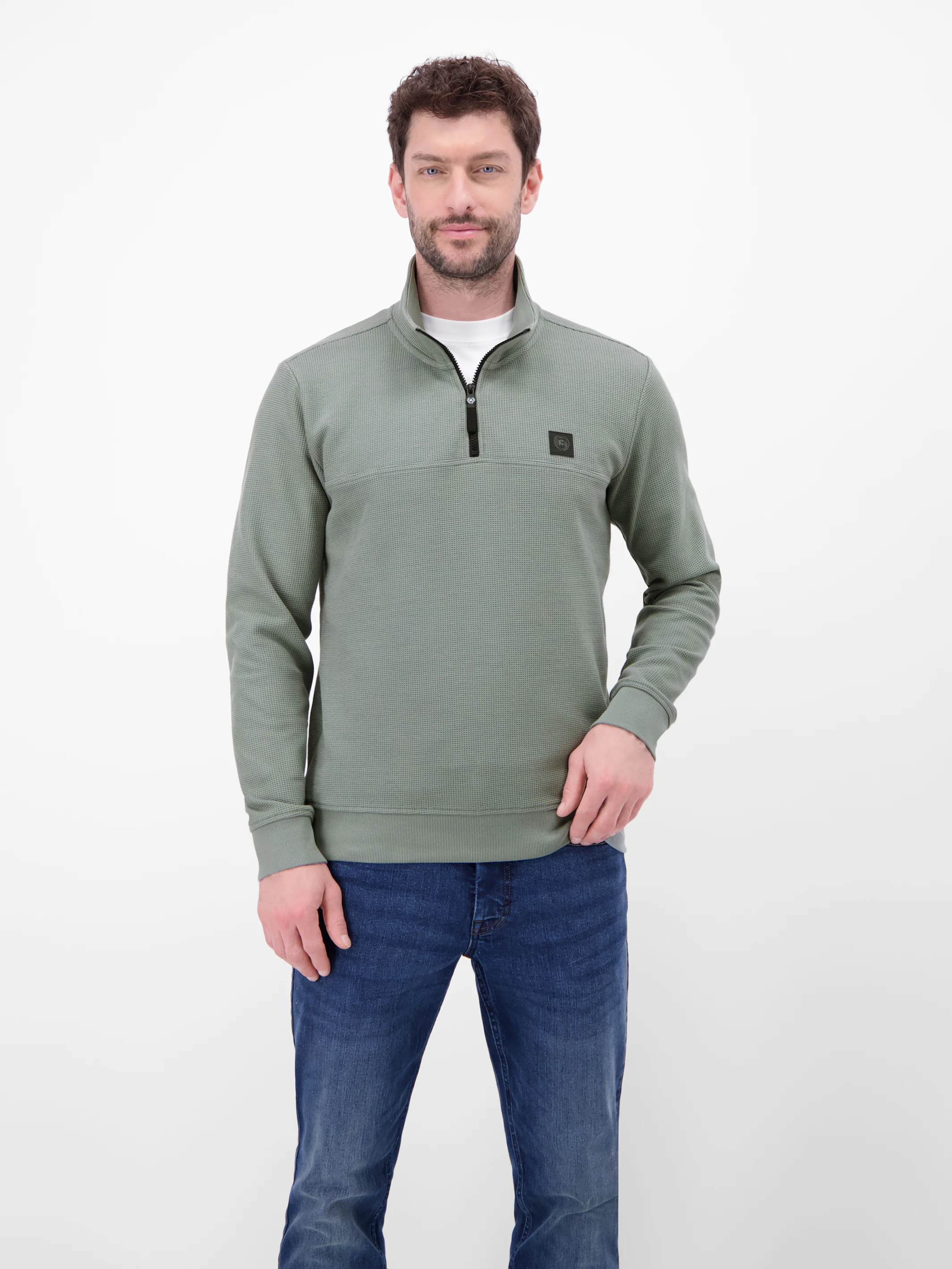 Troyer in Sweatqualität mit Waffelstruktur - Image 4